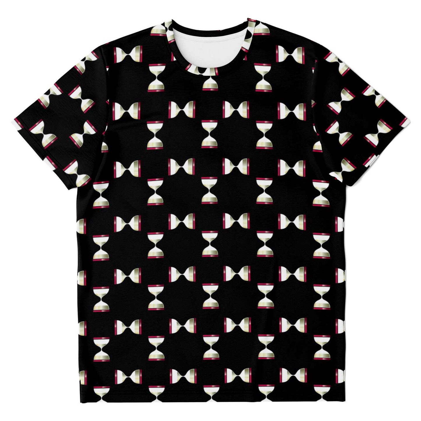 65 MCMLXV Unisex Cosplay Black Hourglass Print T-Shirt - 65mcmlxv