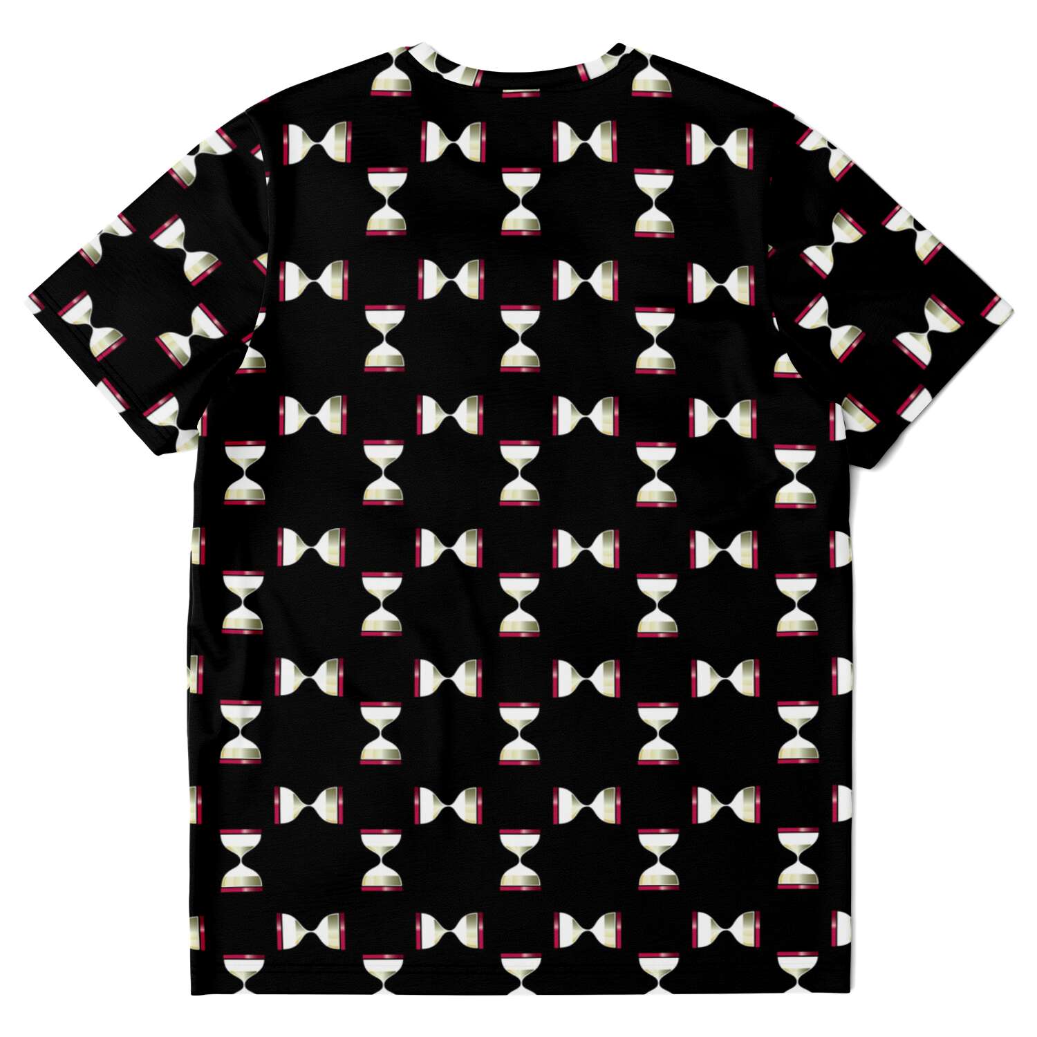 65 MCMLXV Unisex Cosplay Black Hourglass Print T-Shirt - 65mcmlxv