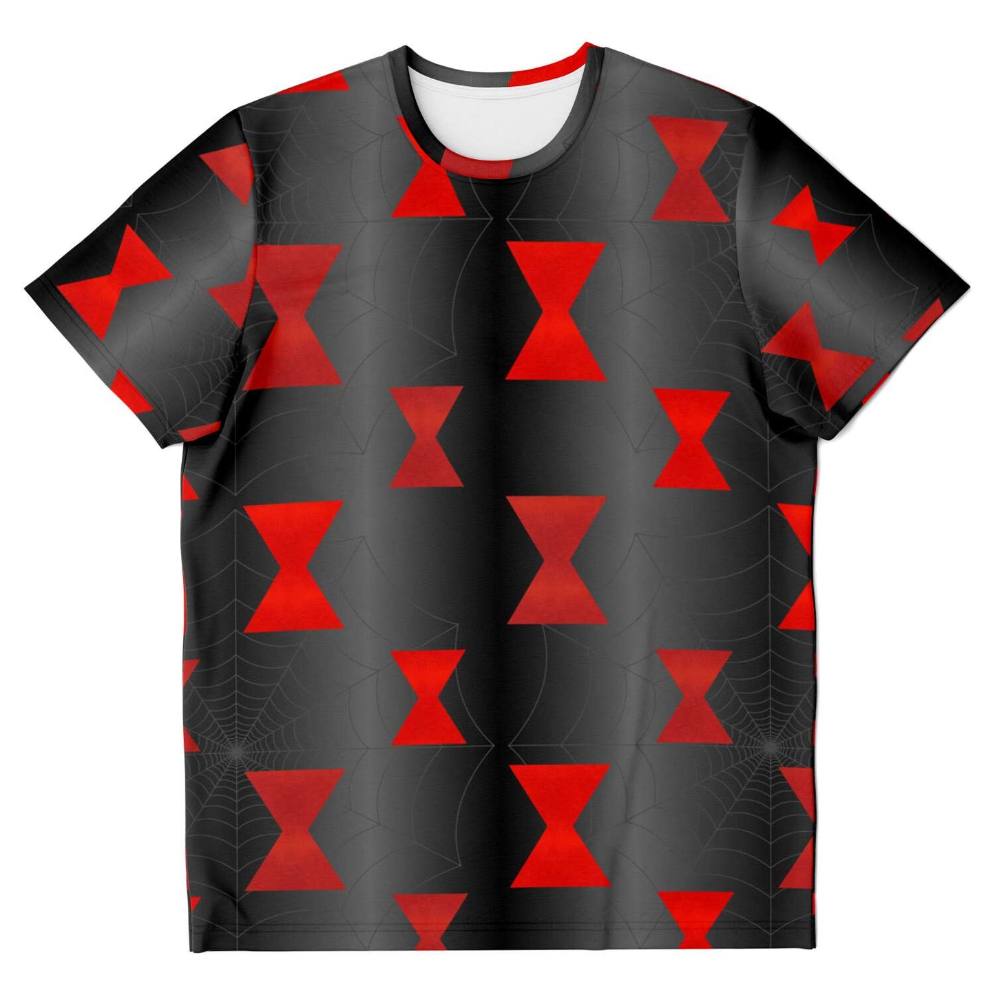 65 MCMLXV Unisex Cosplay Black Widow Spider Symbol Web Print T-Shirt - 65mcmlxv