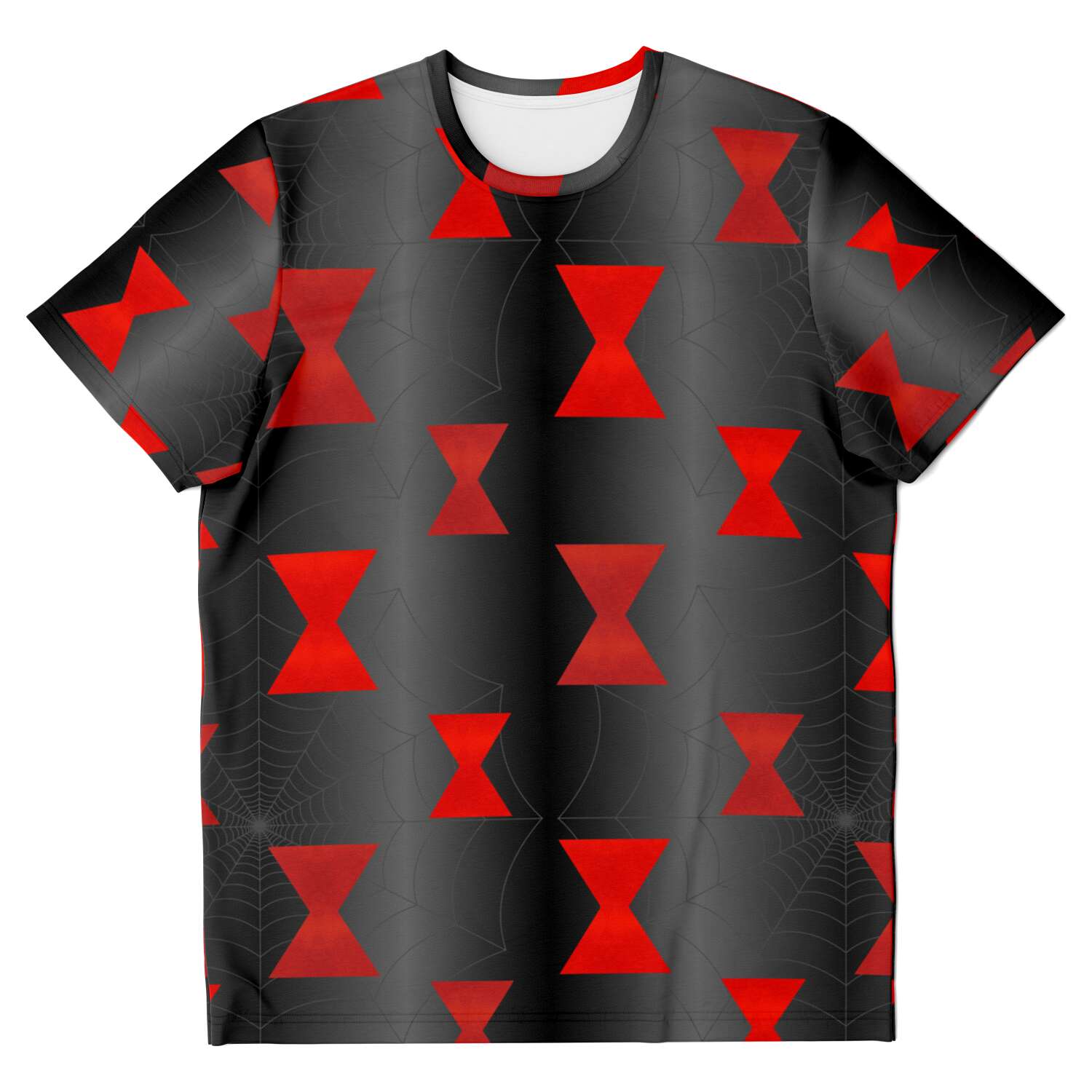 65 MCMLXV Unisex Cosplay Black Widow Spider Symbol Web Print T-Shirt - 65mcmlxv