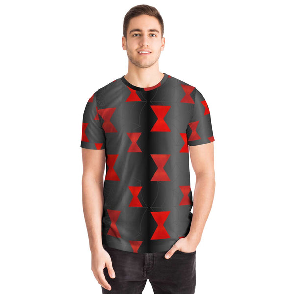 65 MCMLXV Unisex Cosplay Black Widow Spider Symbol Web Print T-Shirt - 65mcmlxv