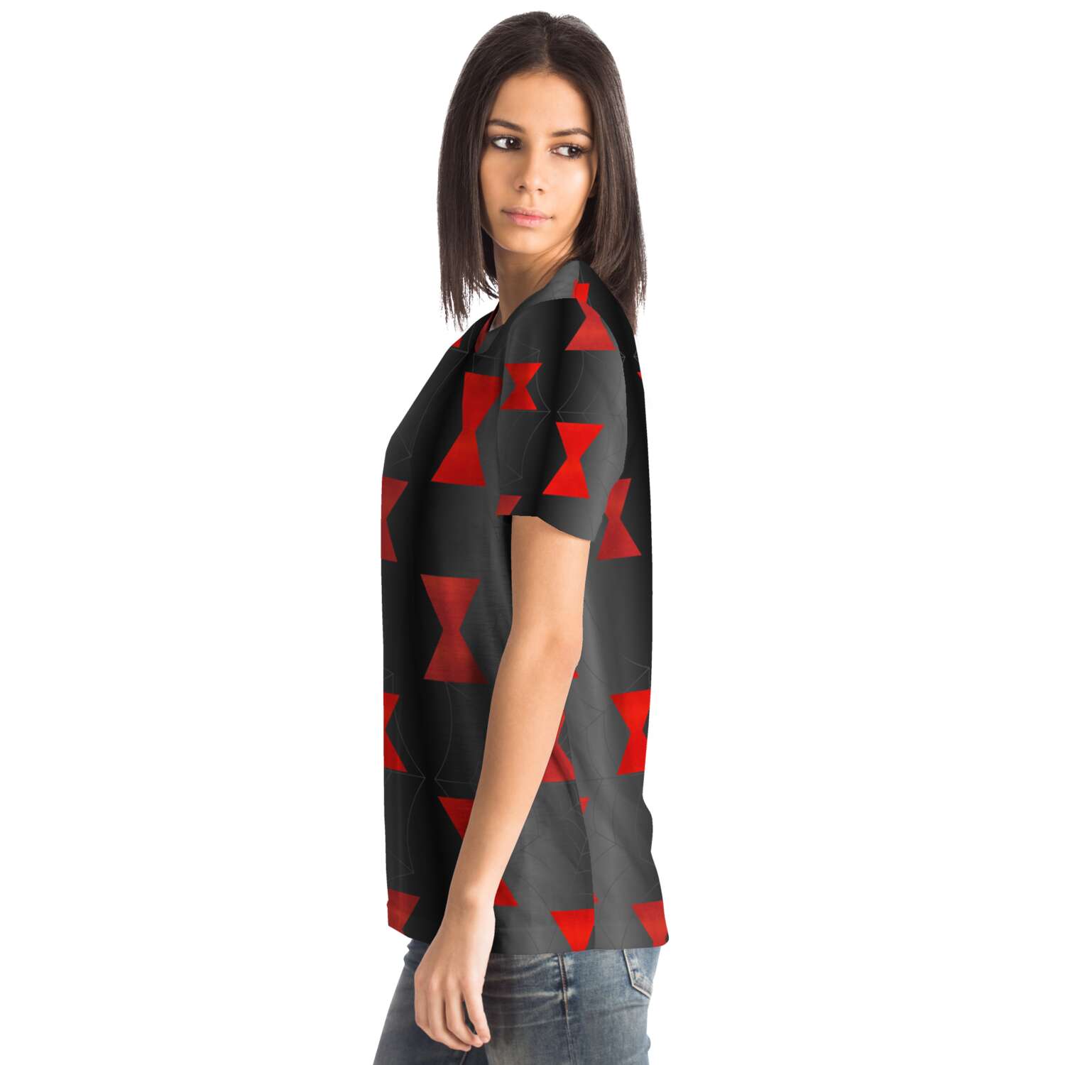 65 MCMLXV Unisex Cosplay Black Widow Spider Symbol Web Print T-Shirt - 65mcmlxv