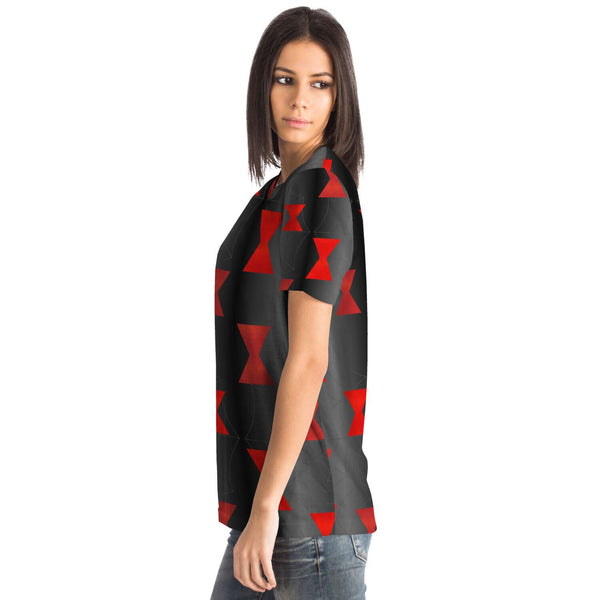 65 MCMLXV Unisex Cosplay Black Widow Spider Symbol Web Print T-Shirt - 65mcmlxv
