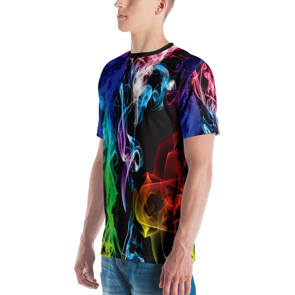 65 MCMLXV Unisex Cosplay Colored Smoke Print T-Shirt - 65mcmlxv