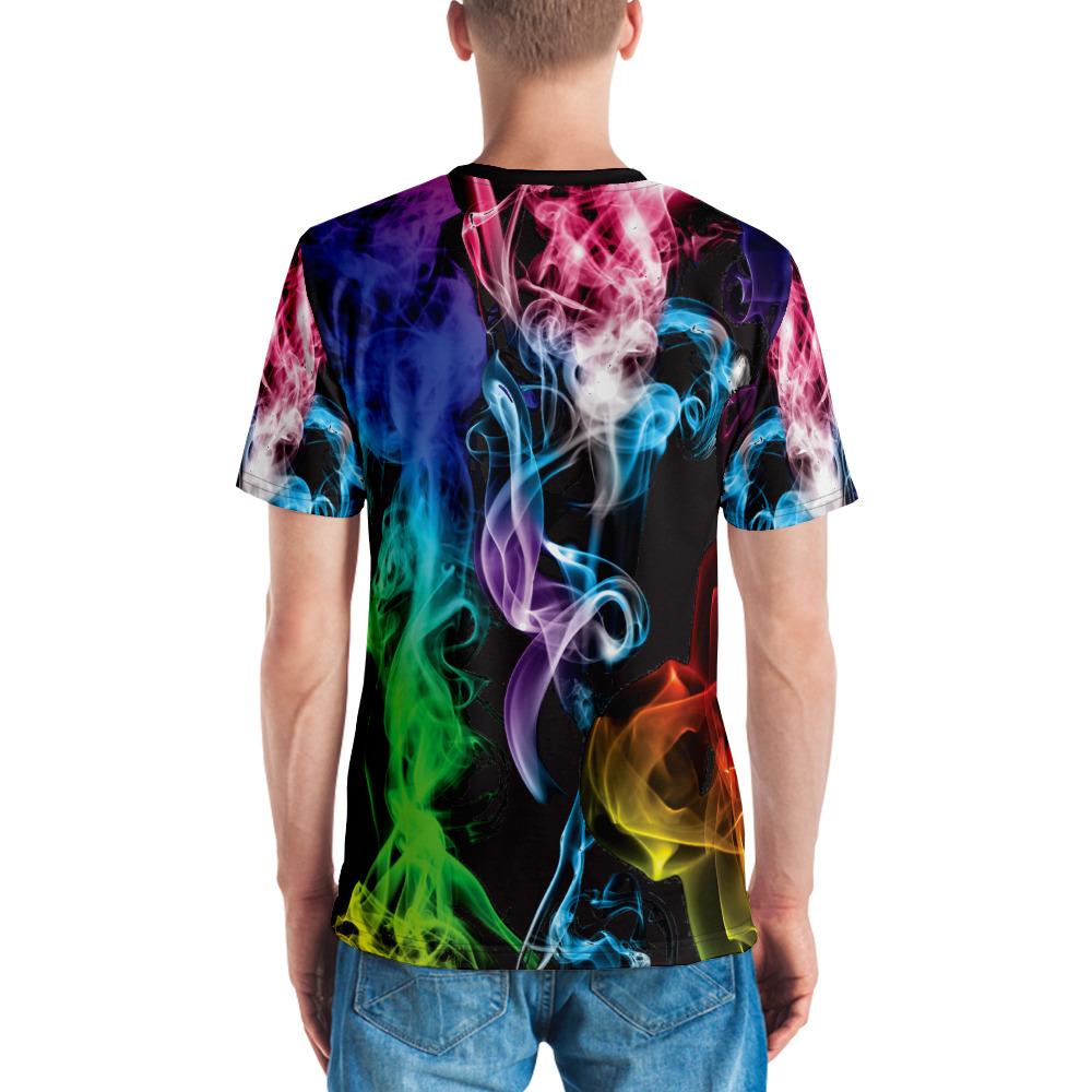 65 MCMLXV Unisex Cosplay Colored Smoke Print T-Shirt - 65mcmlxv