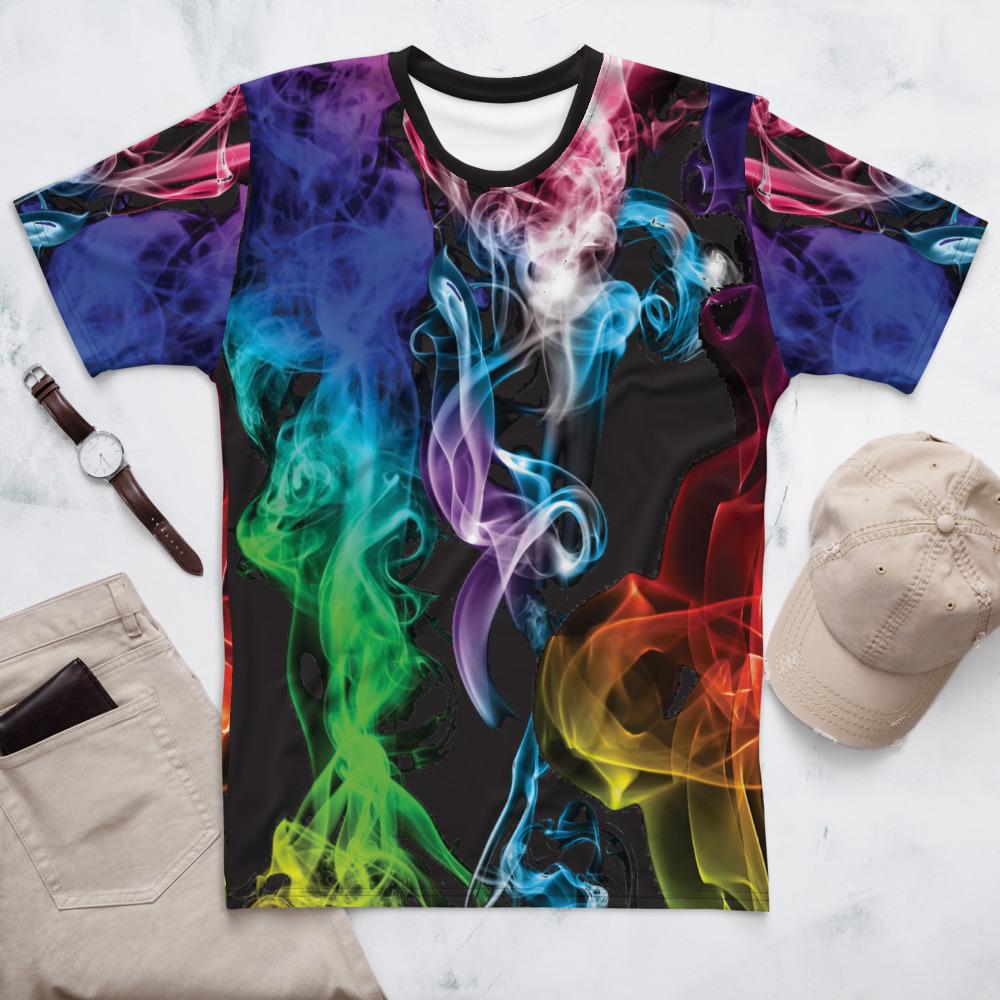 65 MCMLXV Unisex Cosplay Colored Smoke Print T-Shirt - 65mcmlxv