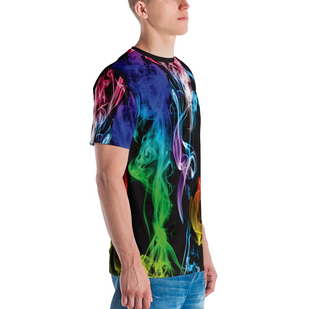 65 MCMLXV Unisex Cosplay Colored Smoke Print T-Shirt - 65mcmlxv