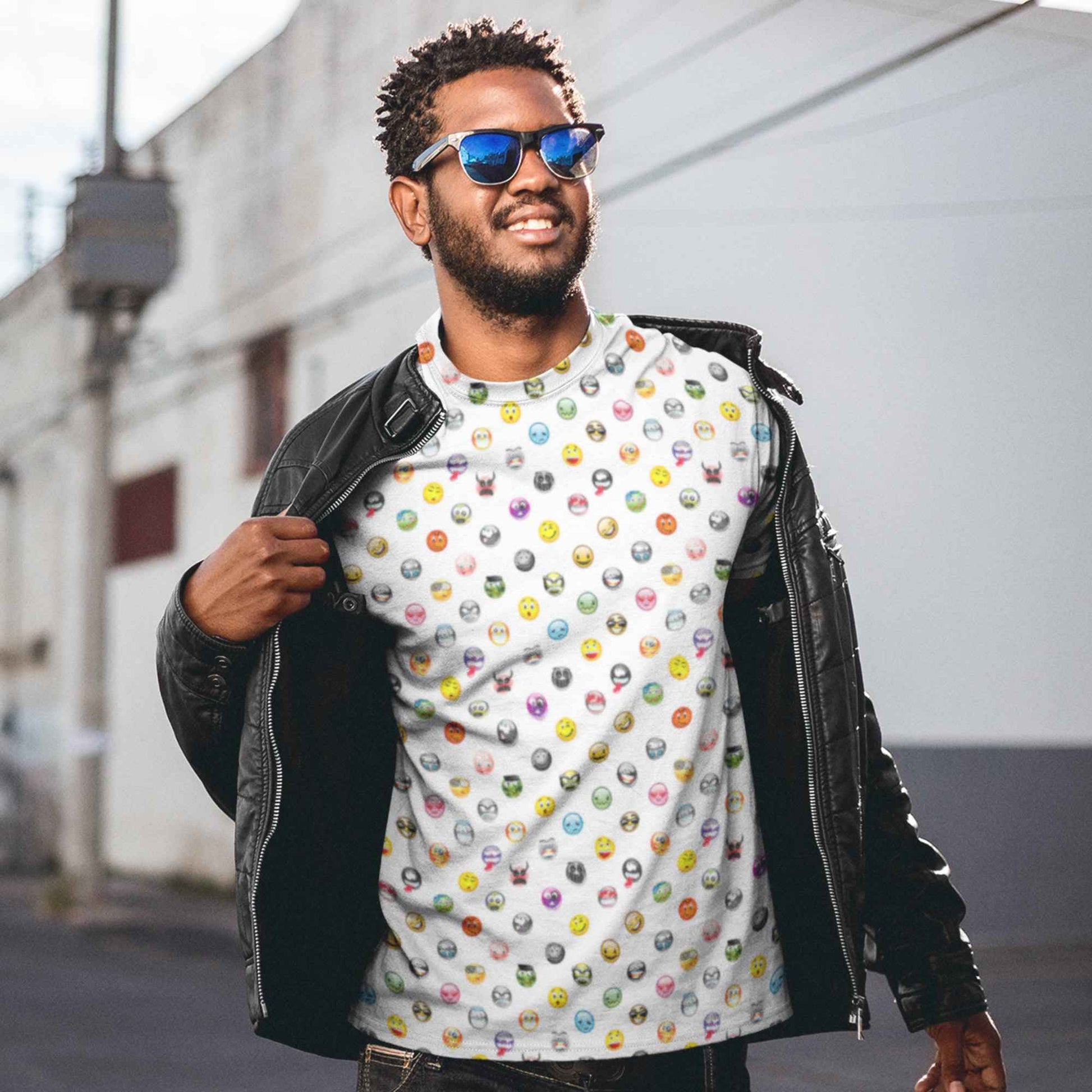 65 MCMLXV Unisex Cosplay Emoji All-Over Print T-Shirt