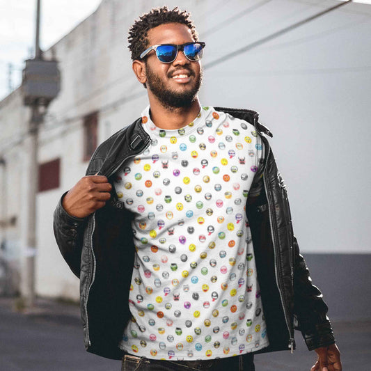 65 MCMLXV Unisex Cosplay Emoji All-Over Print T-Shirt