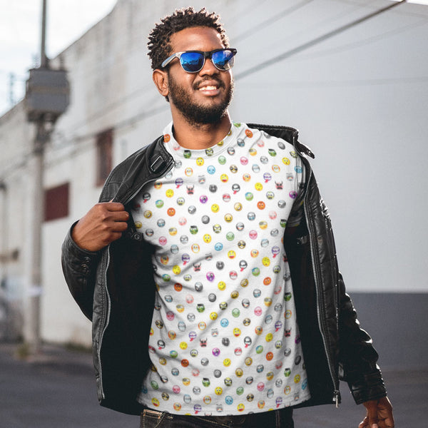 65 MCMLXV Unisex Cosplay Emoji All - Over Print T-Shirt - 65mcmlxv