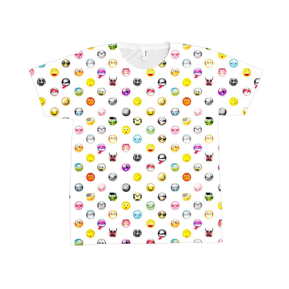 65 MCMLXV Unisex Cosplay Emoji All-Over Print T-Shirt - 65mcmlxv