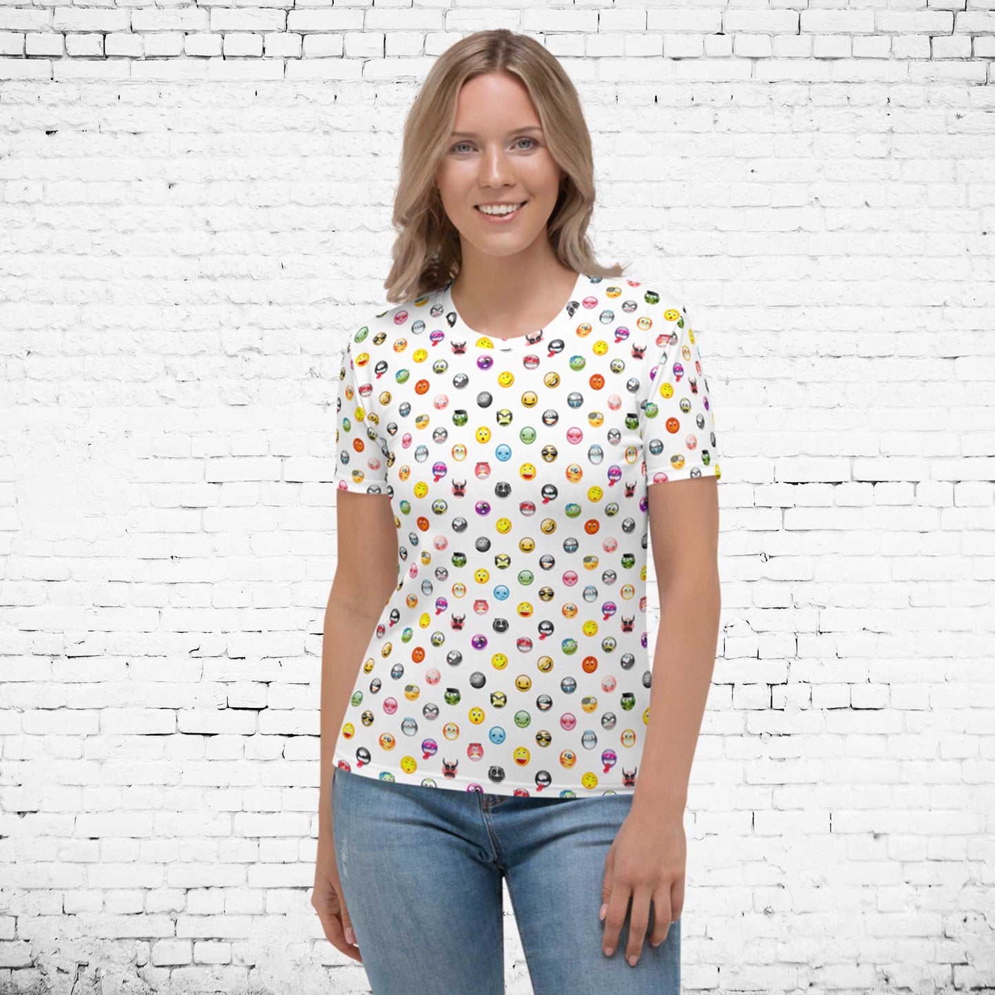 65 MCMLXV Unisex Cosplay Emoji All-Over Print T-Shirt - 65mcmlxv