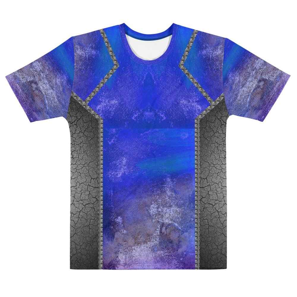 65 MCMLXV Unisex Cosplay Garth Cobalt Distressed Print T-Shirt