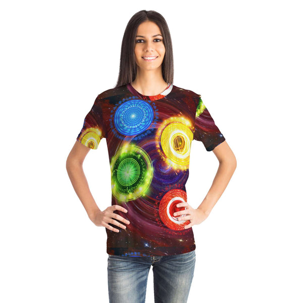 65 MCMLXV Unisex Cosplay Mystic Magic Mandalas Print T-Shirt - 65mcmlxv