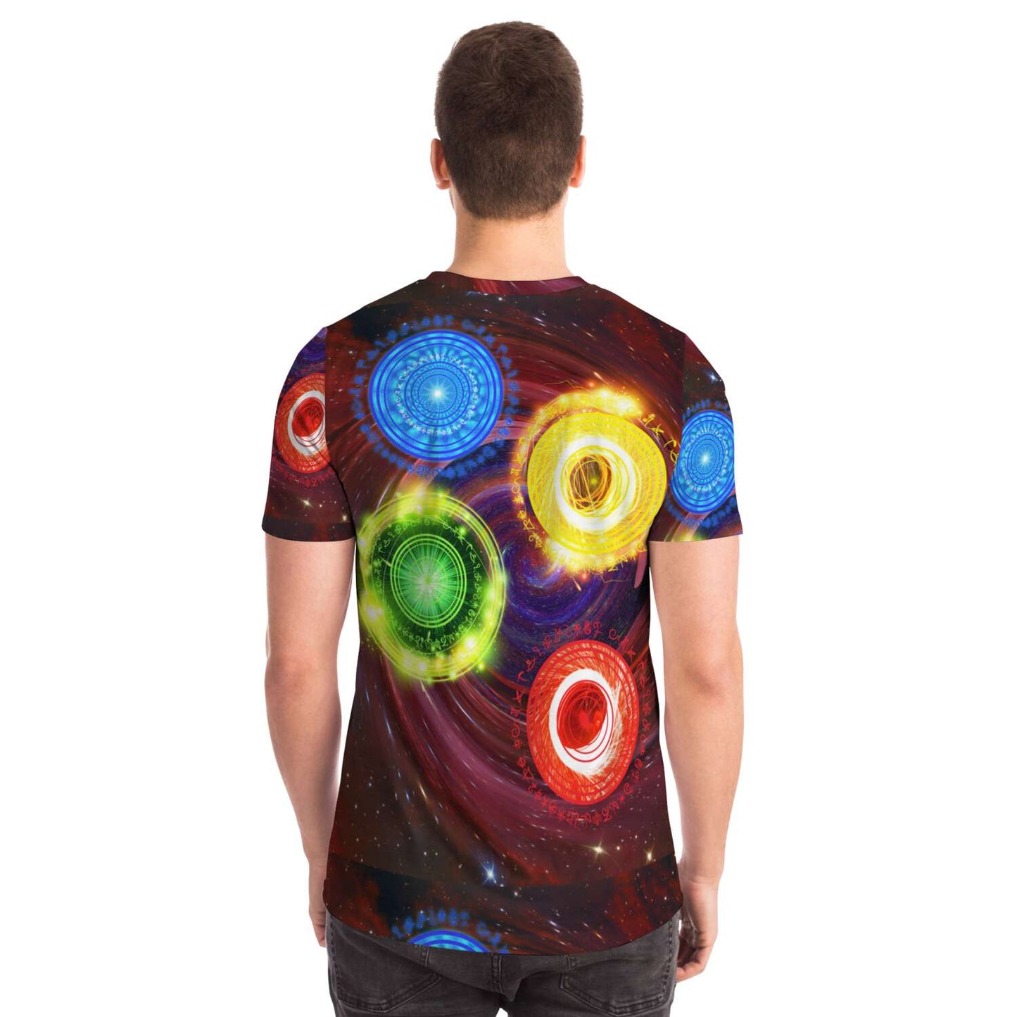 65 MCMLXV Unisex Cosplay Mystic Magic Mandalas Print T-Shirt - 65mcmlxv