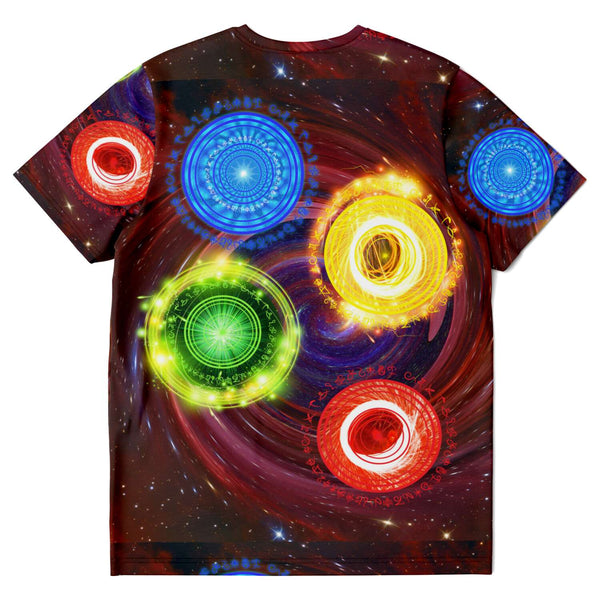 65 MCMLXV Unisex Cosplay Mystic Magic Mandalas Print T-Shirt - 65mcmlxv