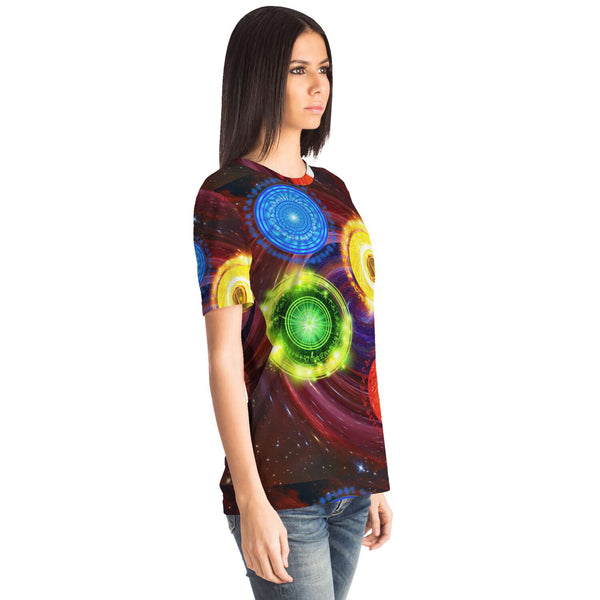 65 MCMLXV Unisex Cosplay Mystic Magic Mandalas Print T-Shirt - 65mcmlxv