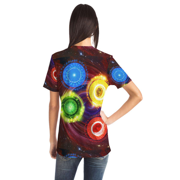 65 MCMLXV Unisex Cosplay Mystic Magic Mandalas Print T-Shirt - 65mcmlxv
