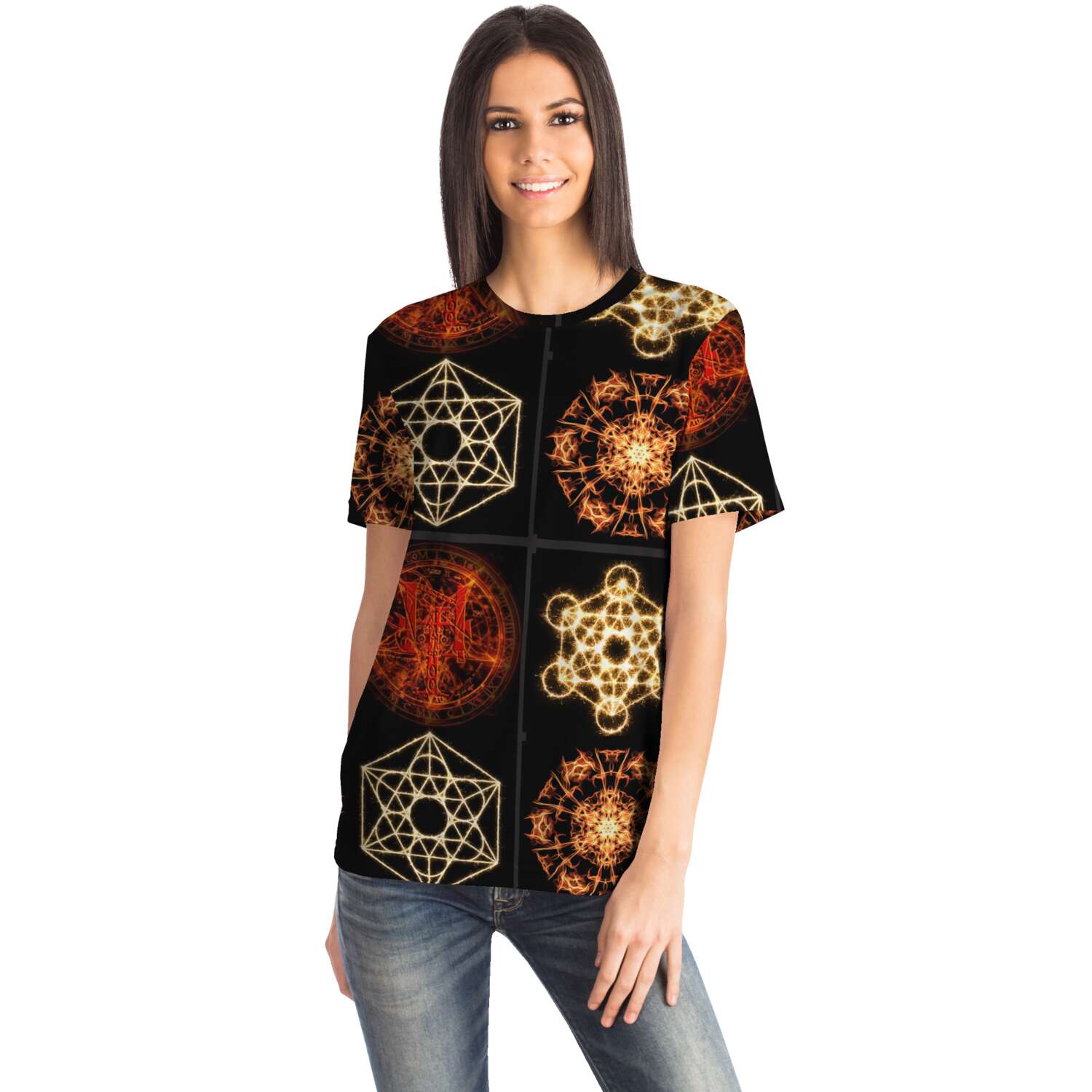 65 MCMLXV Unisex Cosplay Mystic Pentagrams T-Shirt - 65mcmlxv