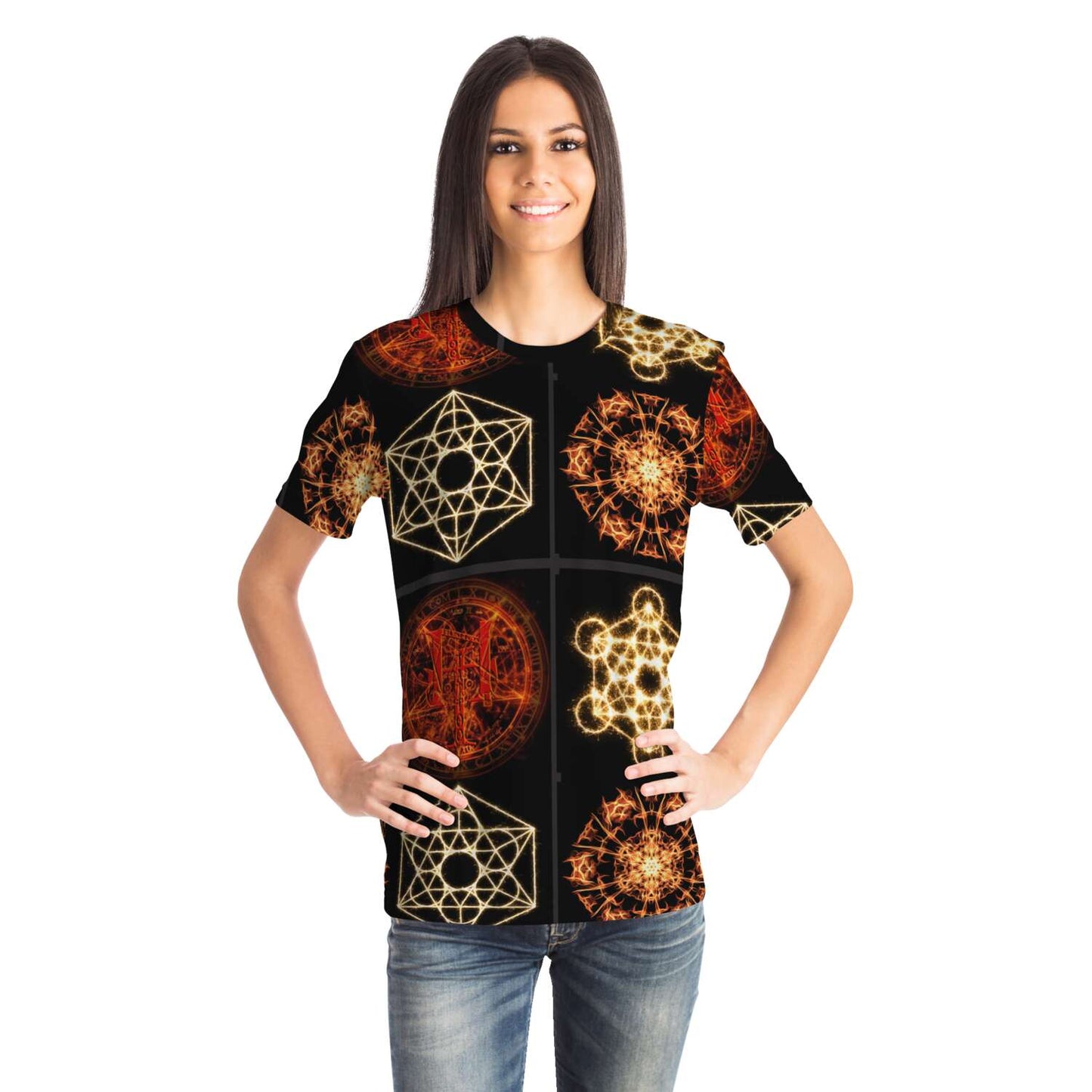 65 MCMLXV Unisex Cosplay Mystic Pentagrams T-Shirt - 65mcmlxv