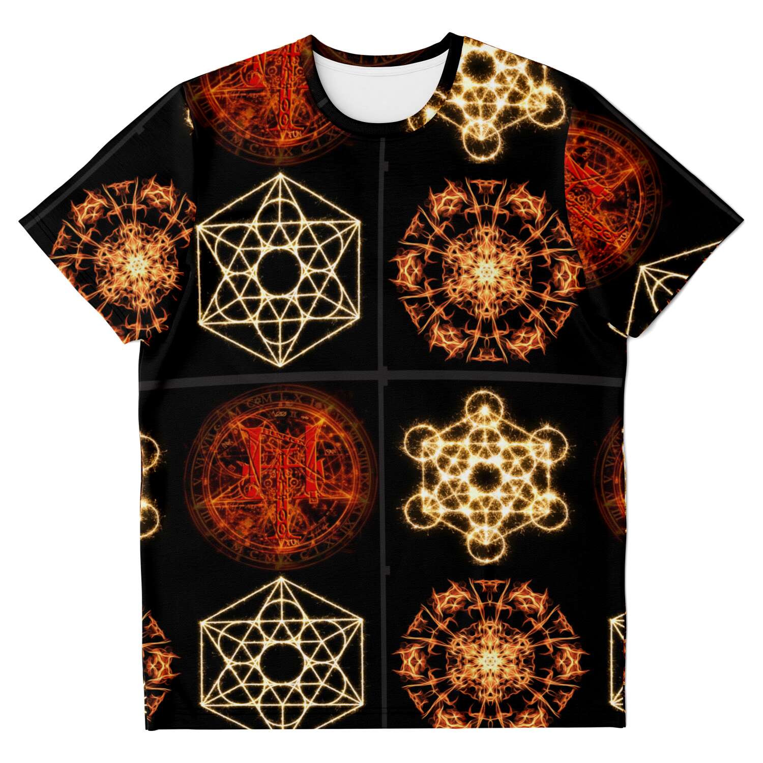 65 MCMLXV Unisex Cosplay Mystic Pentagrams T-Shirt - 65mcmlxv