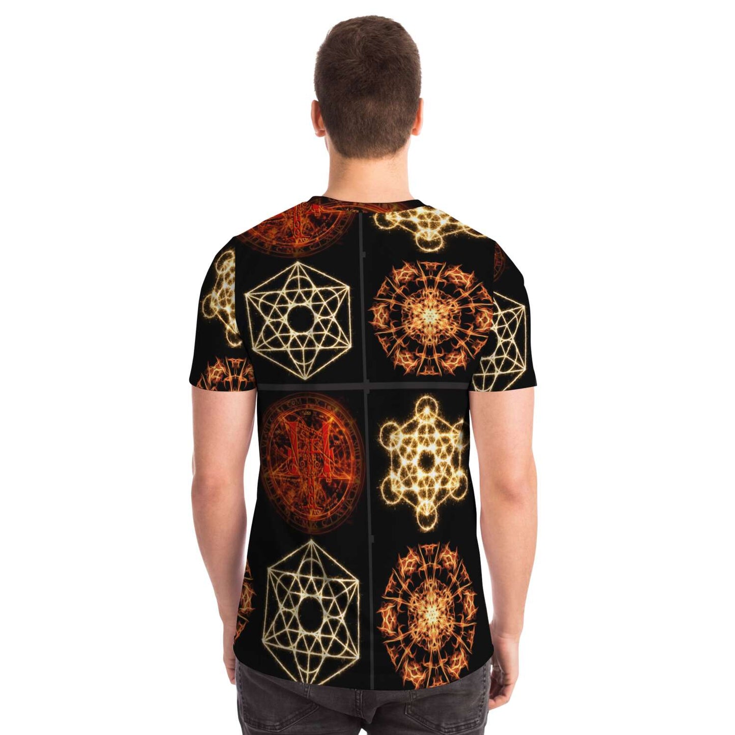 65 MCMLXV Unisex Cosplay Mystic Pentagrams T-Shirt - 65mcmlxv