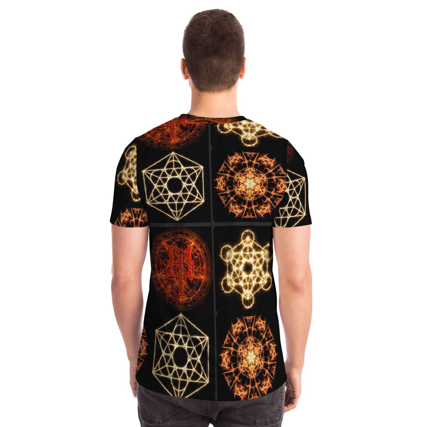 65 MCMLXV Unisex Cosplay Mystic Pentagrams T-Shirt - 65mcmlxv