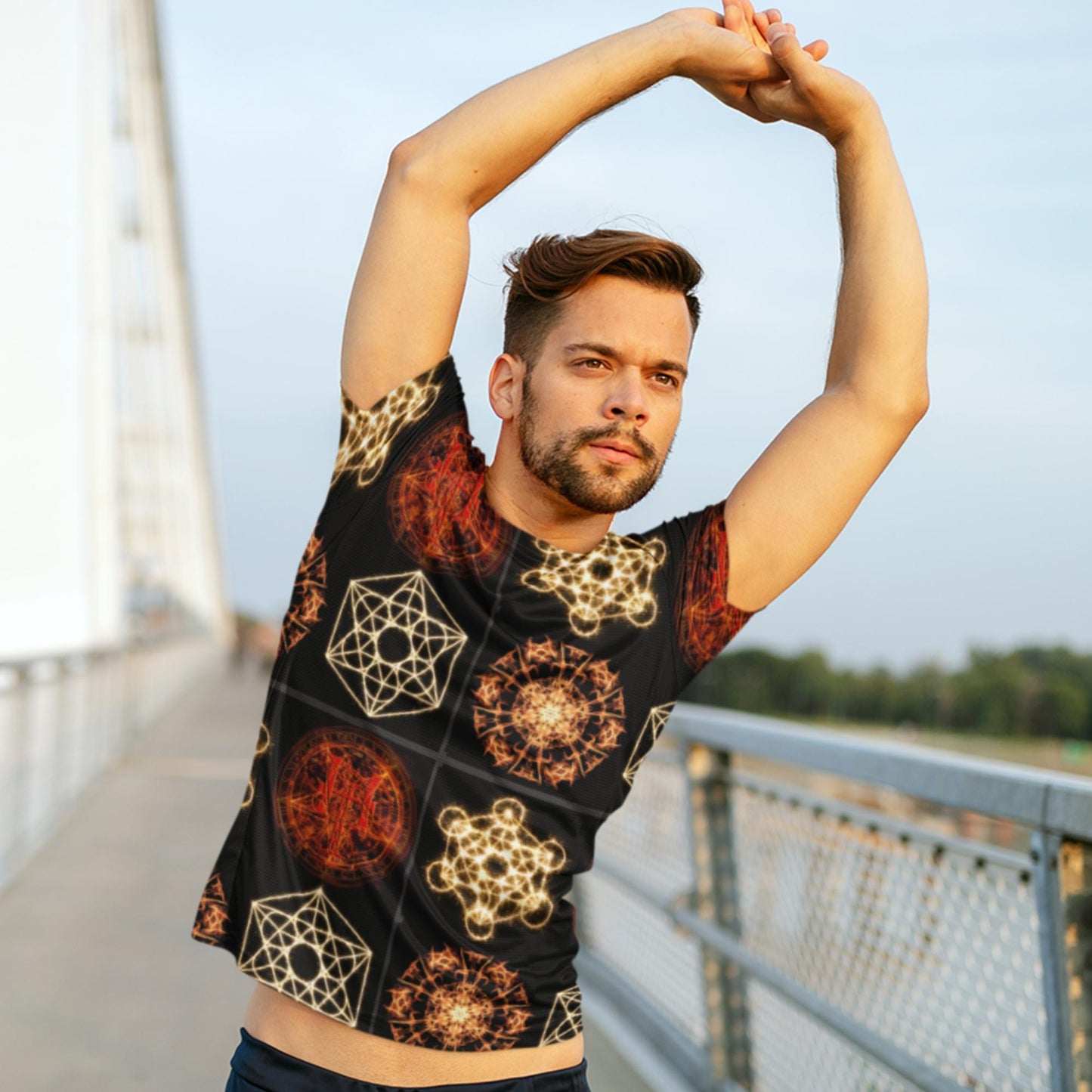 65 MCMLXV Unisex Cosplay Mystic Pentagrams T-Shirt - 65mcmlxv