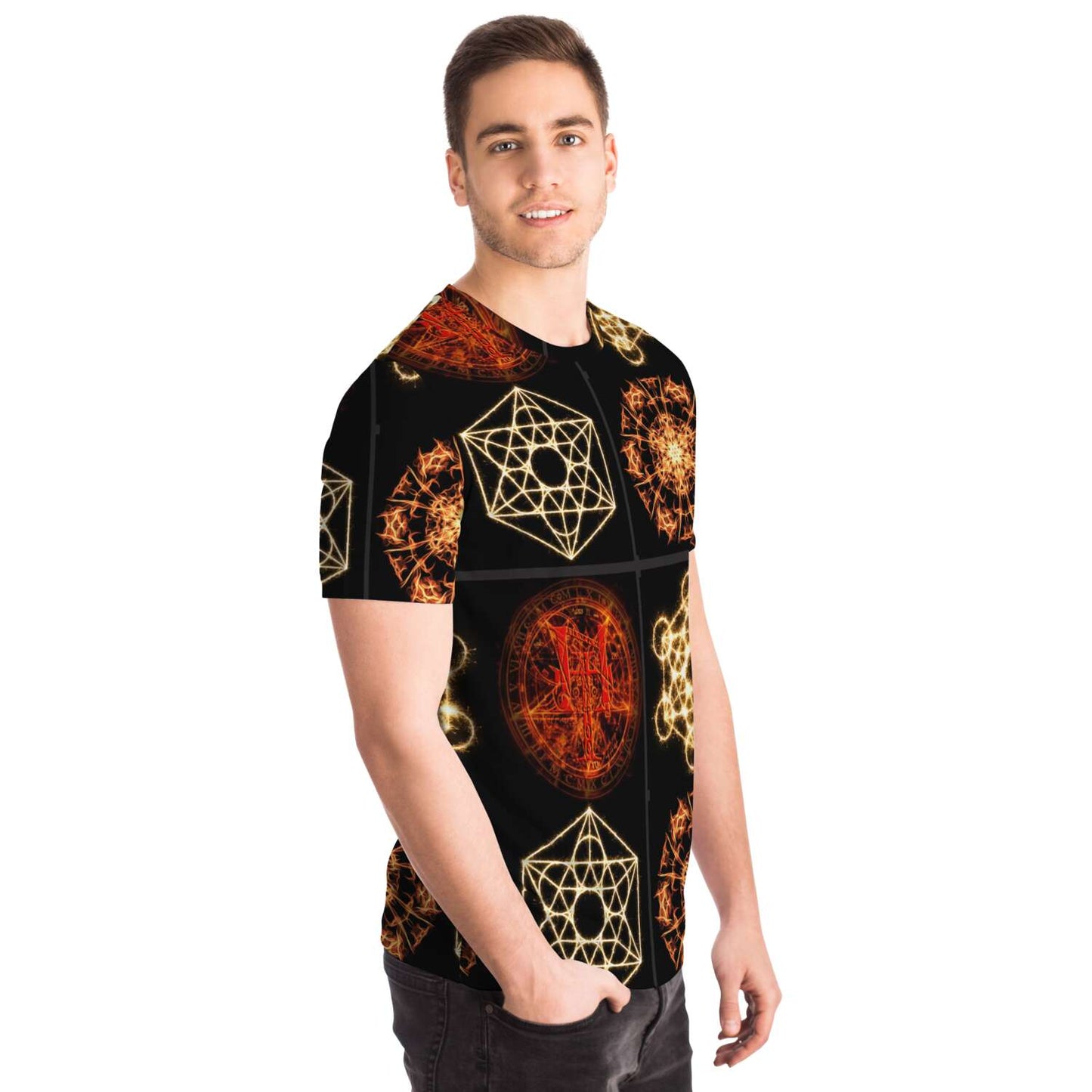 65 MCMLXV Unisex Cosplay Mystic Pentagrams T-Shirt - 65mcmlxv