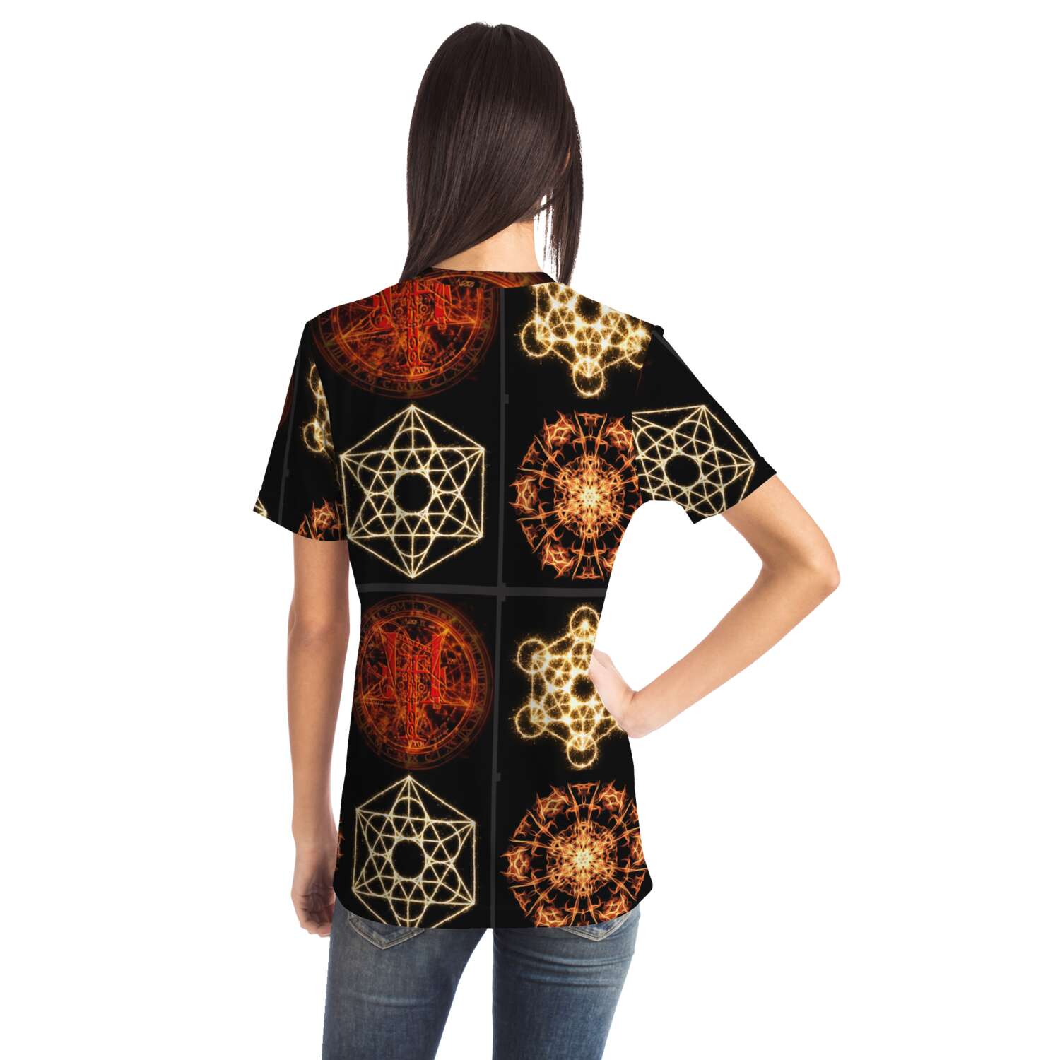 65 MCMLXV Unisex Cosplay Mystic Pentagrams T-Shirt - 65mcmlxv