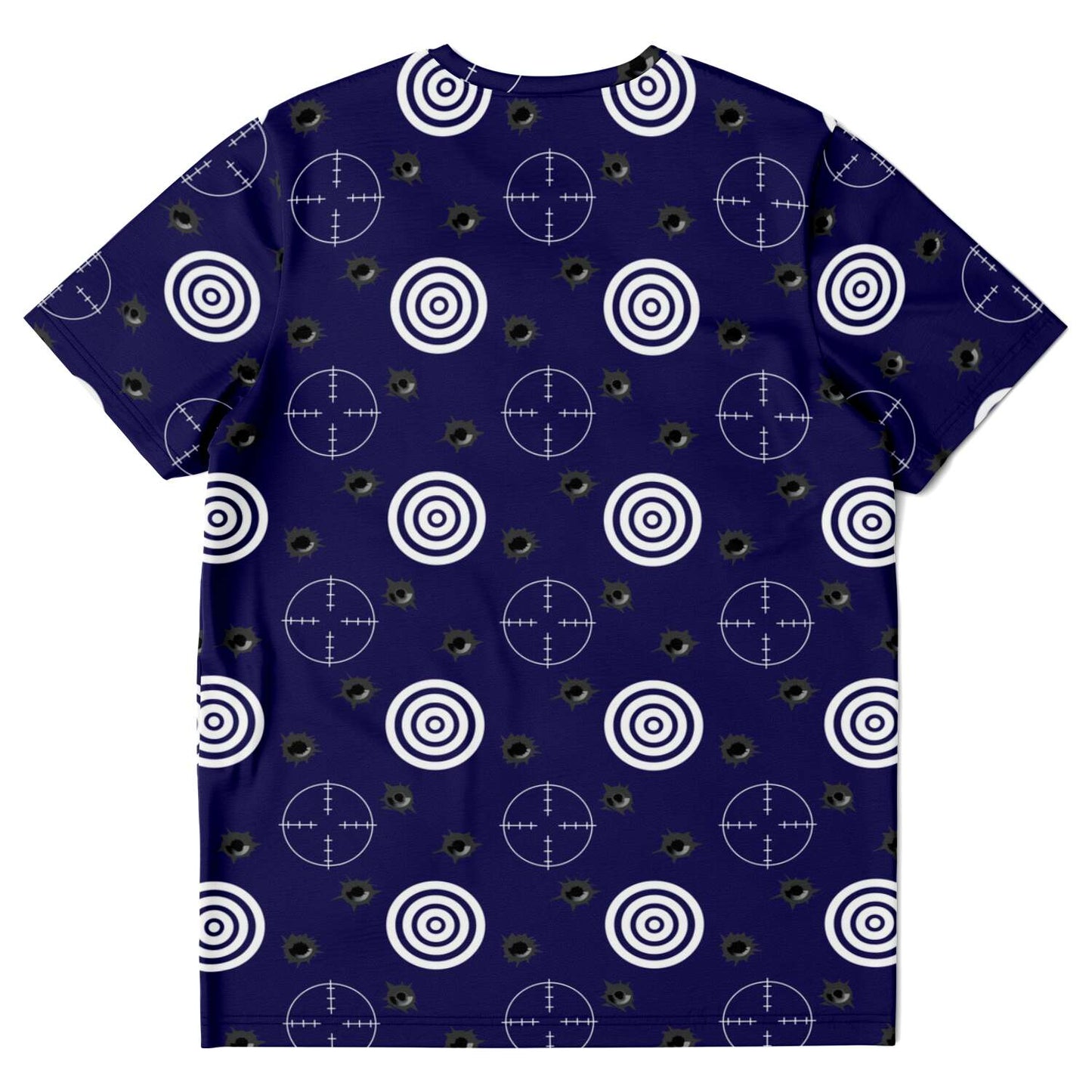 65 MCMLXV Unisex Cosplay Navy Bullseye and Crosshairs T-Shirt - 65mcmlxv