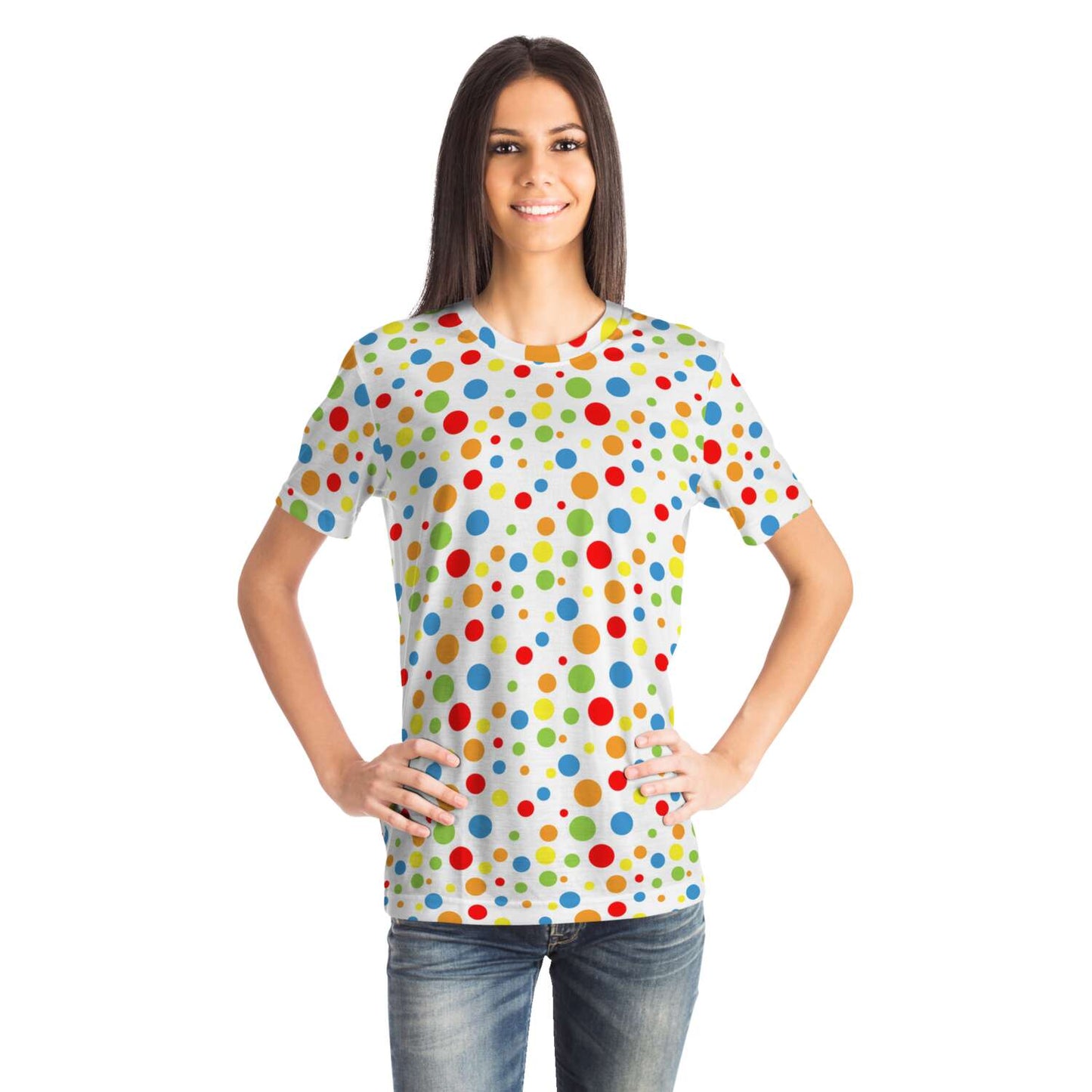 65 MCMLXV Unisex Cosplay Polka Dot Squad Print T-Shirt - 65mcmlxv