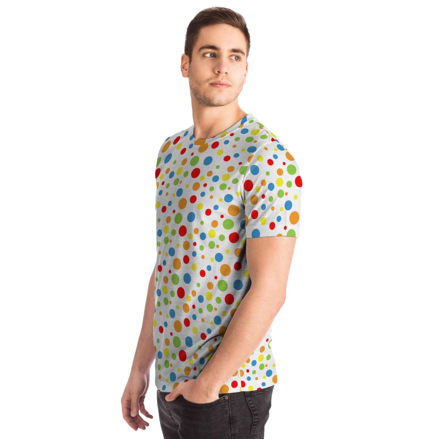 65 MCMLXV Unisex Cosplay Polka Dot Squad Print T-Shirt - 65mcmlxv