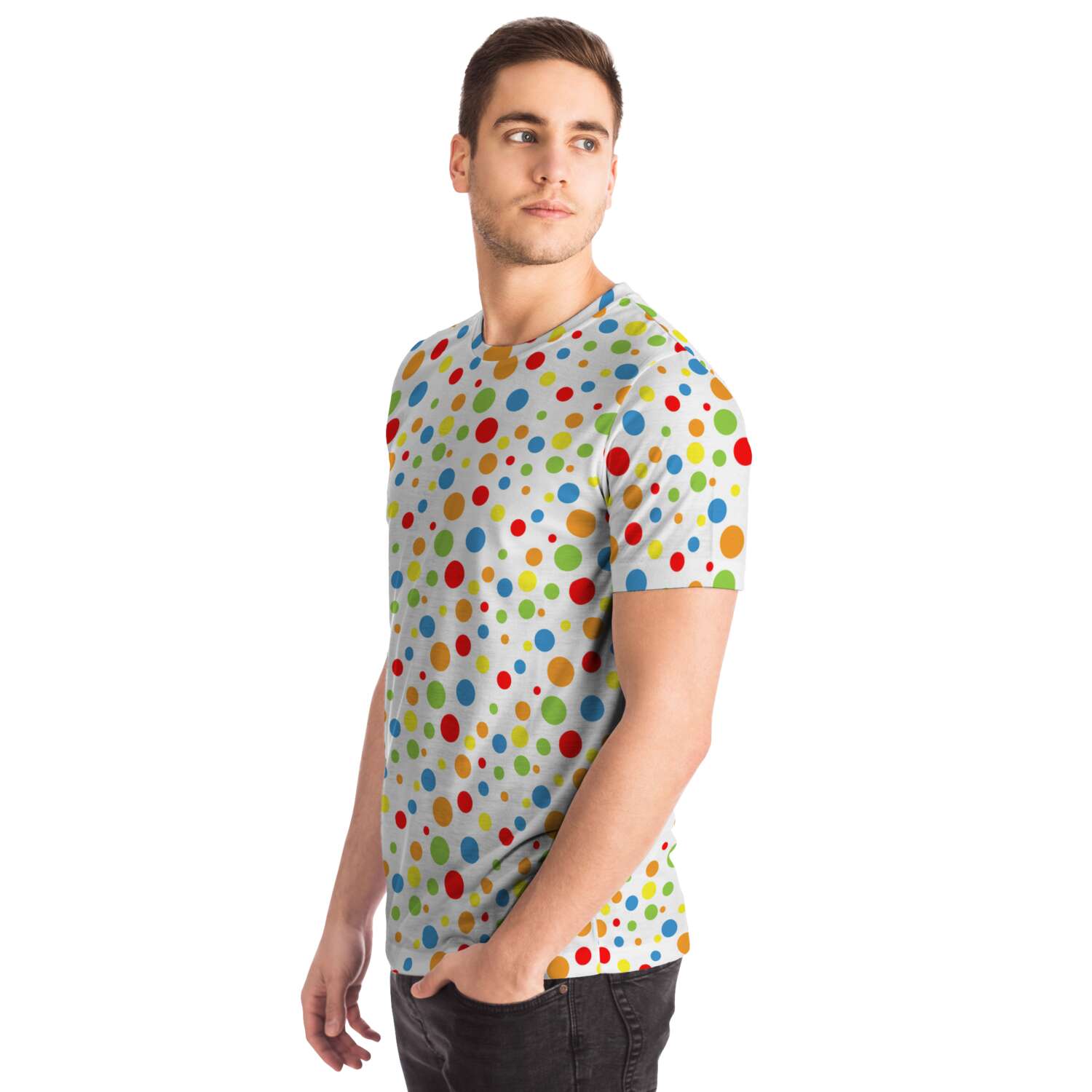 65 MCMLXV Unisex Cosplay Polka Dot Squad Print T-Shirt - 65mcmlxv