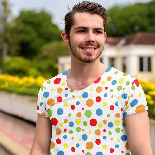 65 MCMLXV Unisex Cosplay Polka Dot Squad Print T-Shirt - 65mcmlxv