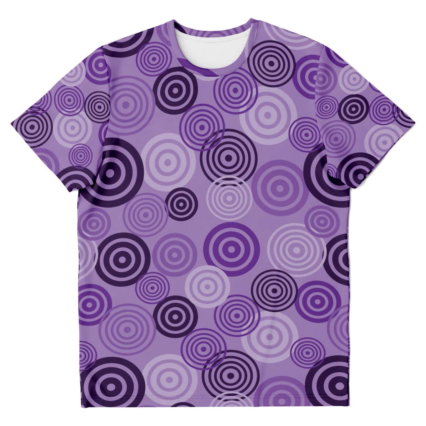 65 MCMLXV Unisex Cosplay Purple Target Practice Hawkeye Inspired Print T-Shirt - 65mcmlxv