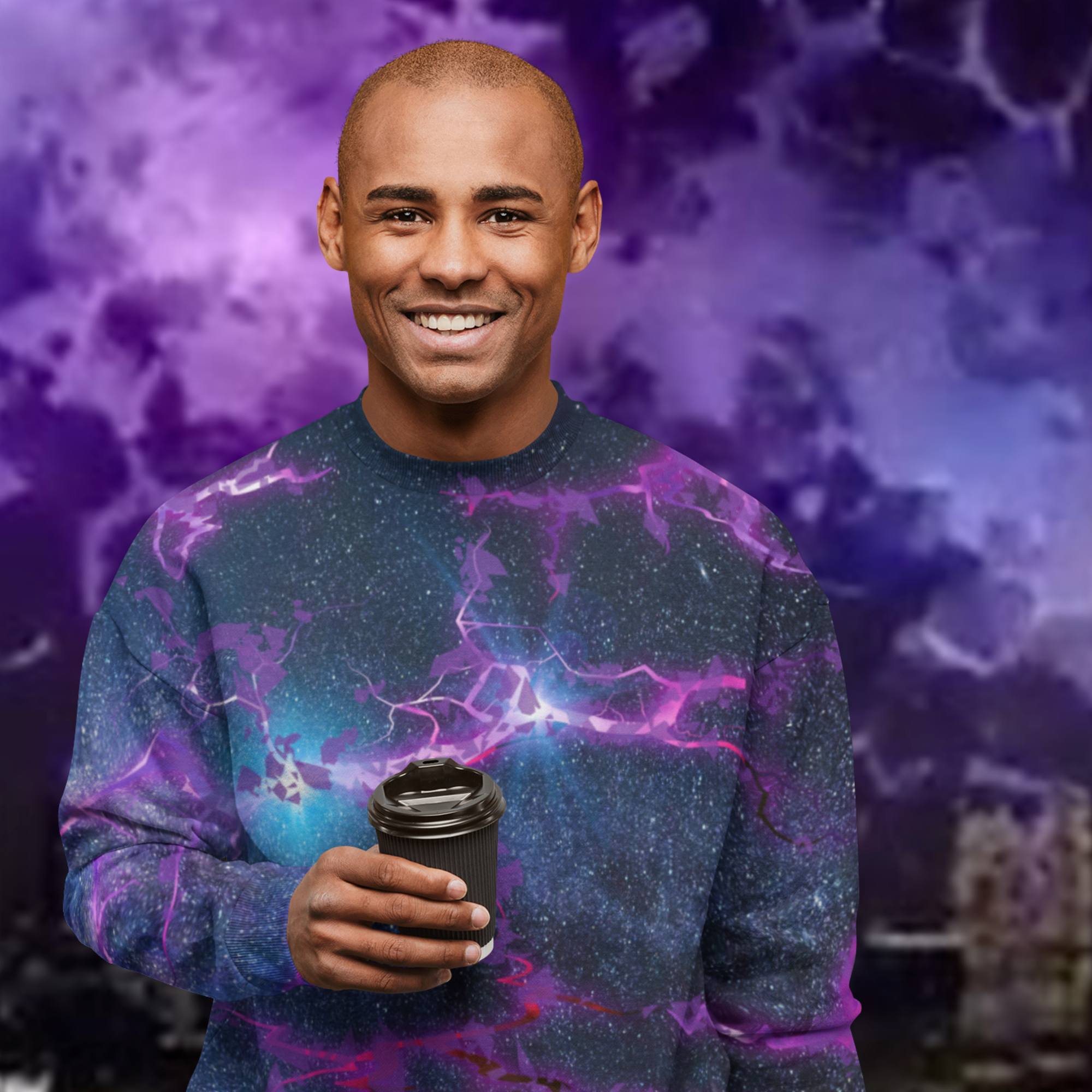 65 MCMLXV Unisex Cosplay Shattered Multiverse Fleece Print Sweatshirt