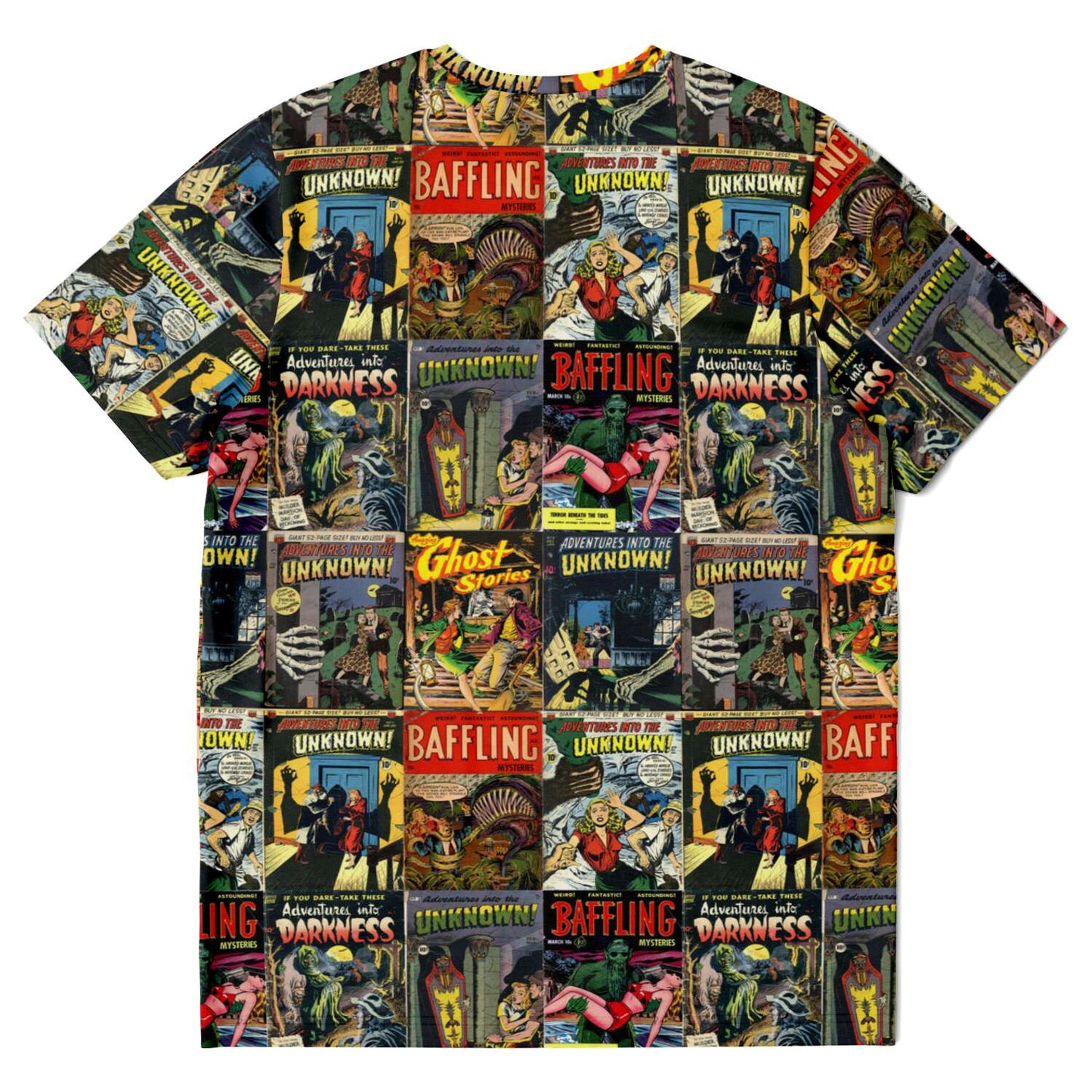 65 MCMLXV Unisex Cosplay Vintage Horror & Suspense Comics Print T-Shirt - 65mcmlxv