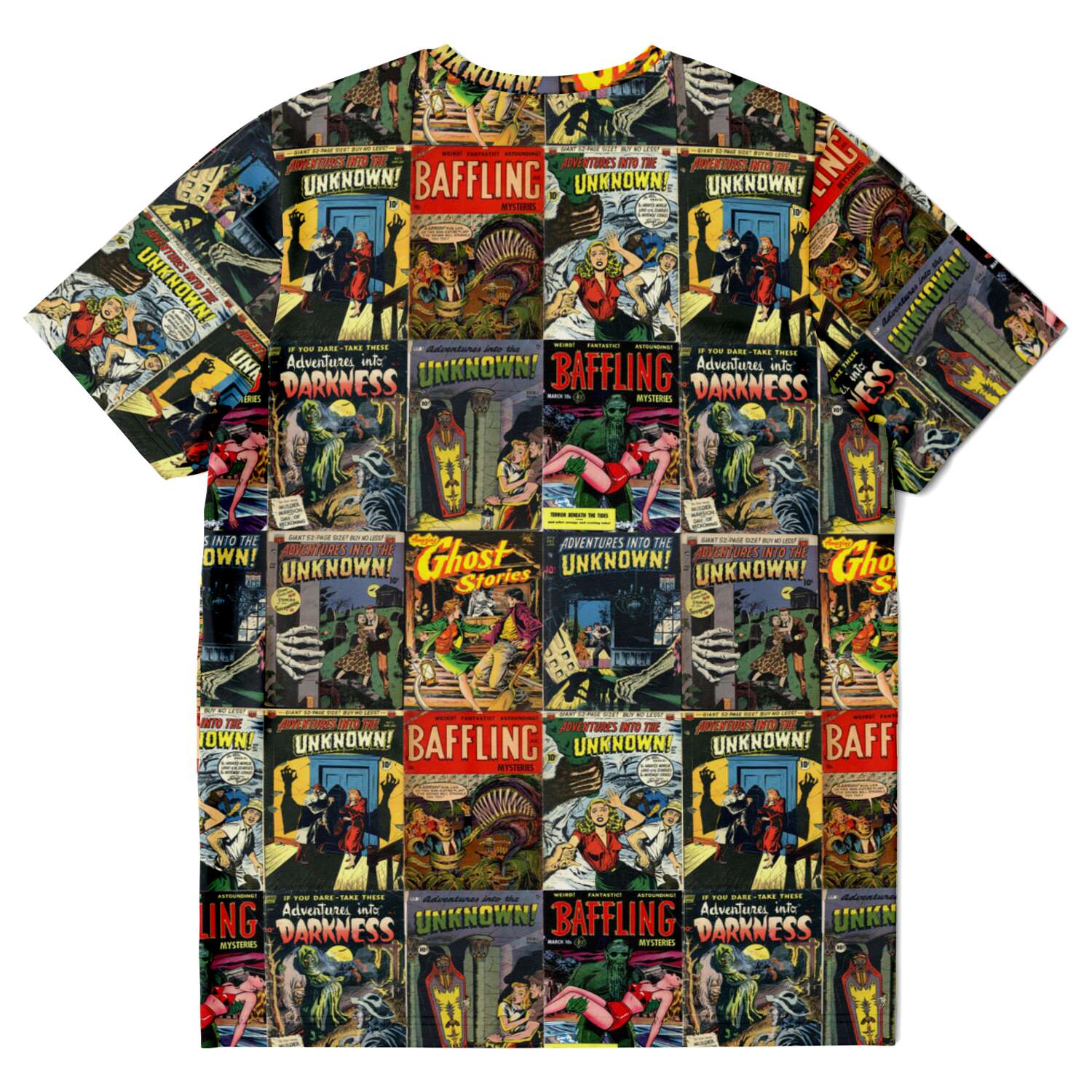 65 MCMLXV Unisex Cosplay Vintage Horror & Suspense Comics Print T-Shirt - 65mcmlxv