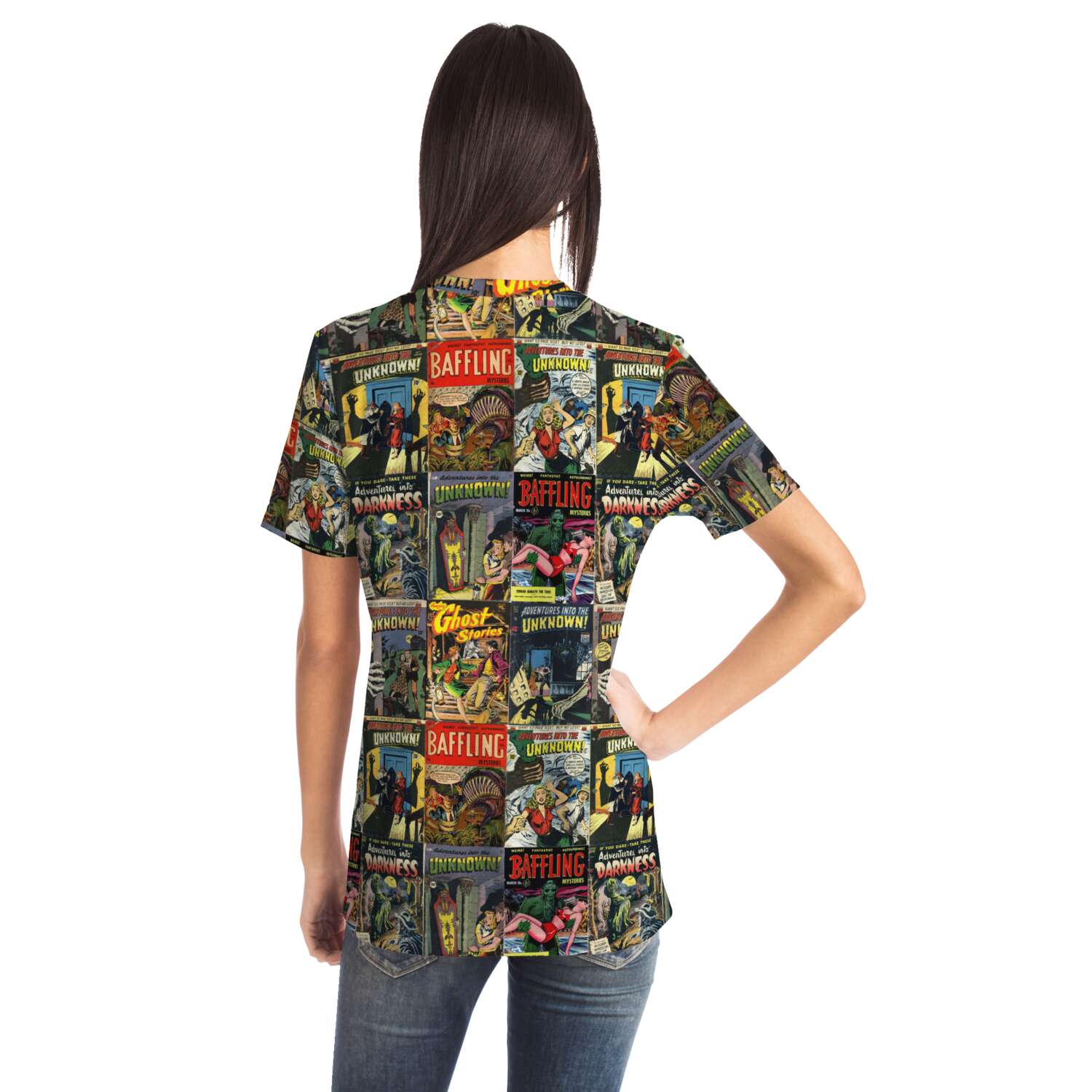 65 MCMLXV Unisex Cosplay Vintage Horror & Suspense Comics Print T-Shirt - 65mcmlxv