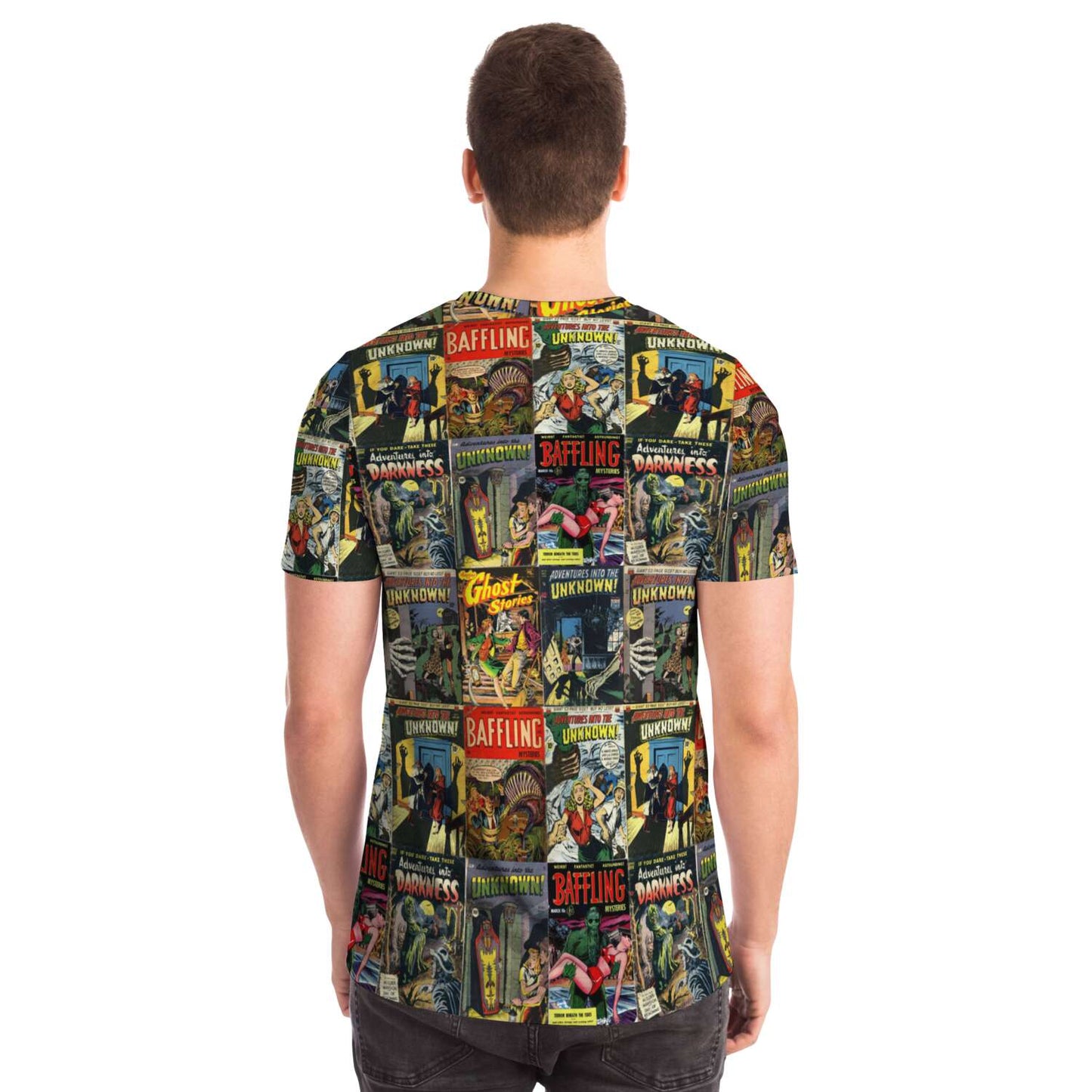 65 MCMLXV Unisex Cosplay Vintage Horror & Suspense Comics Print T-Shirt - 65mcmlxv