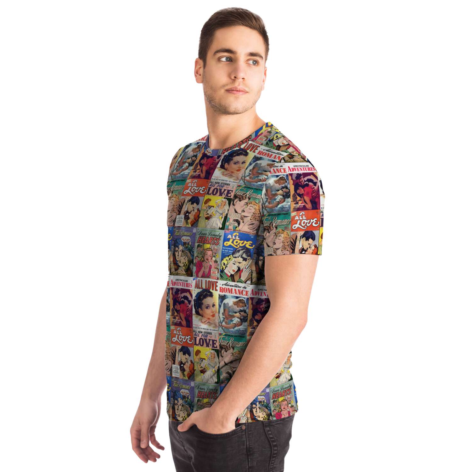65 MCMLXV Unisex Cosplay Vintage Romance Comics T-Shirt - 65mcmlxv