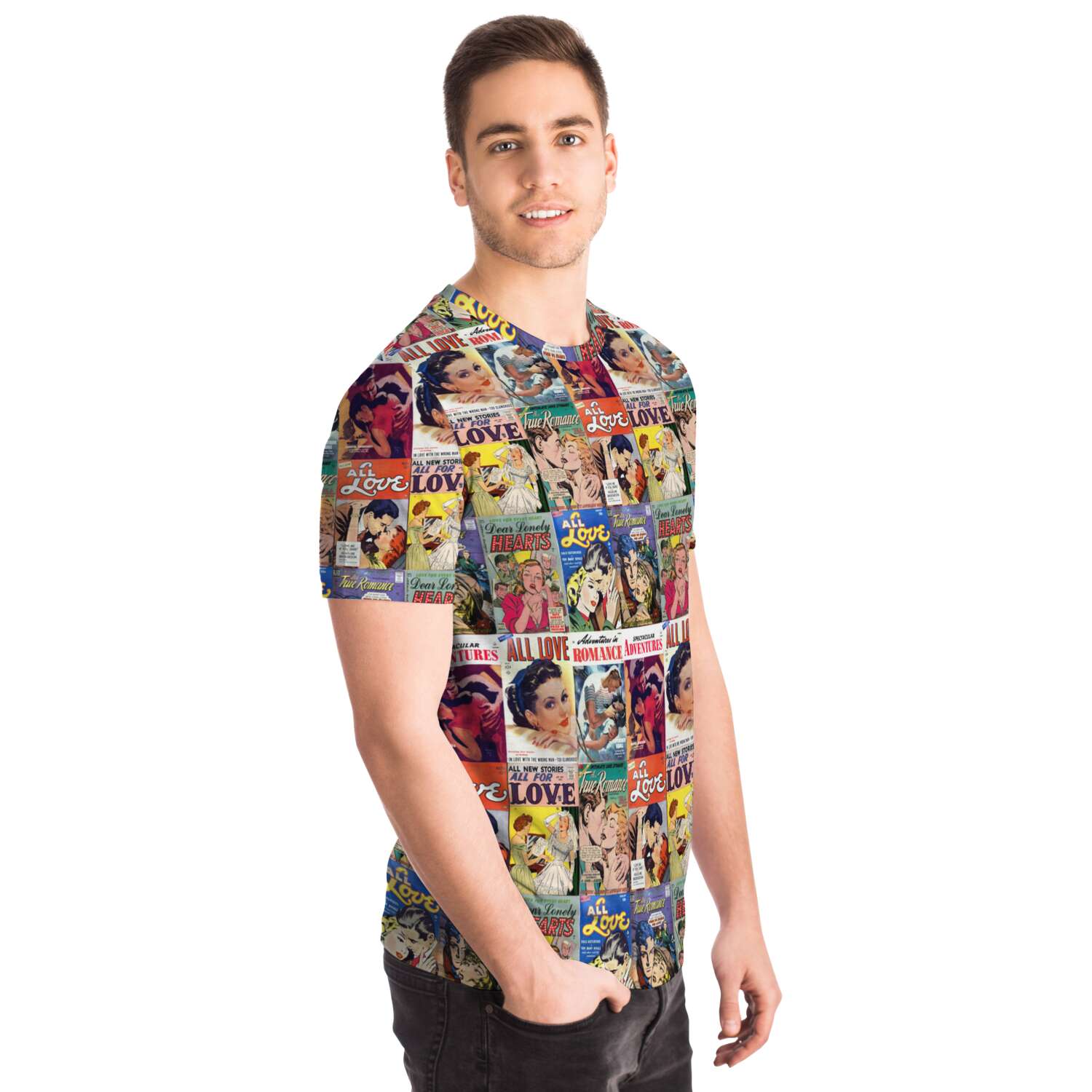 65 MCMLXV Unisex Cosplay Vintage Romance Comics T-Shirt - 65mcmlxv