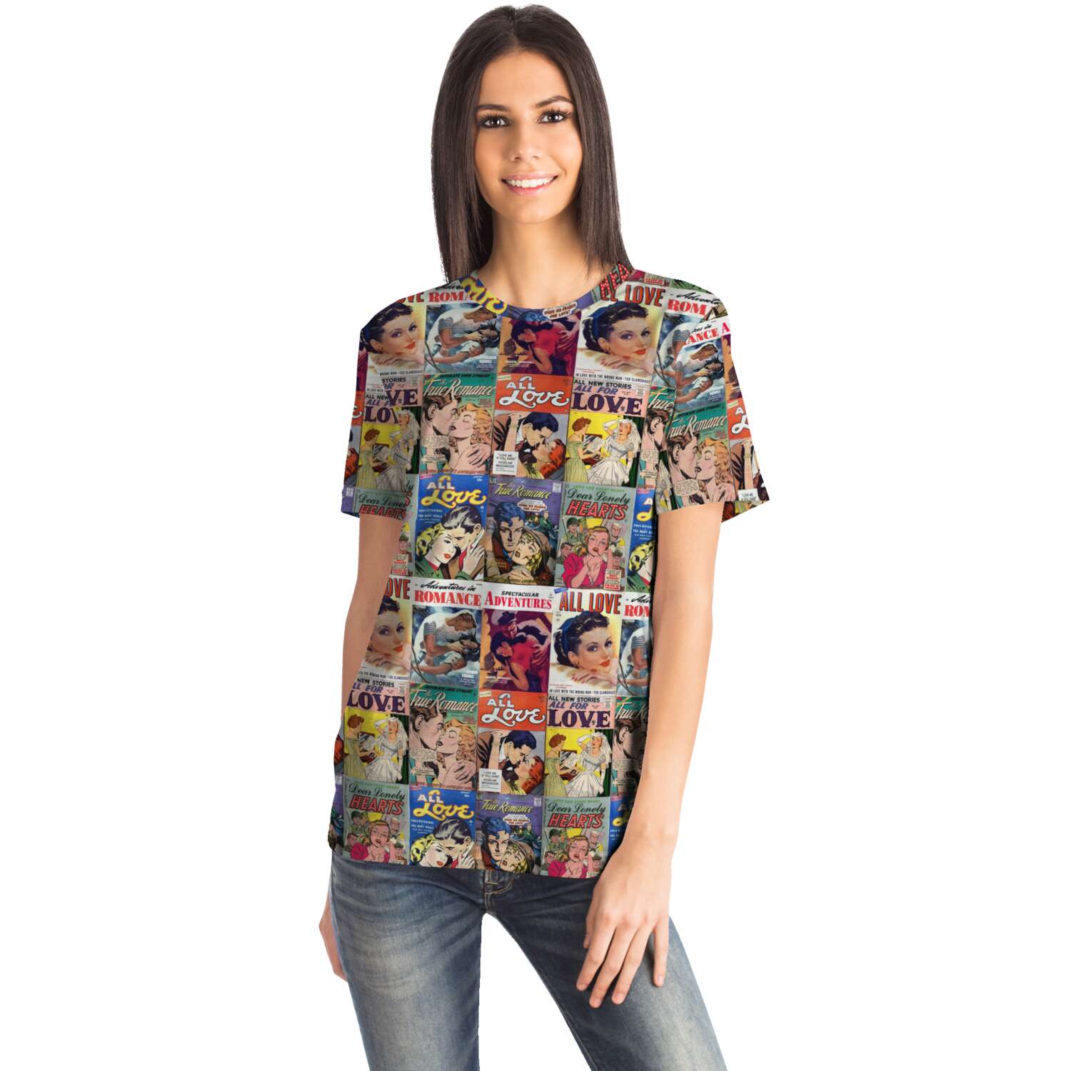 65 MCMLXV Unisex Cosplay Vintage Romance Comics T-Shirt - 65mcmlxv