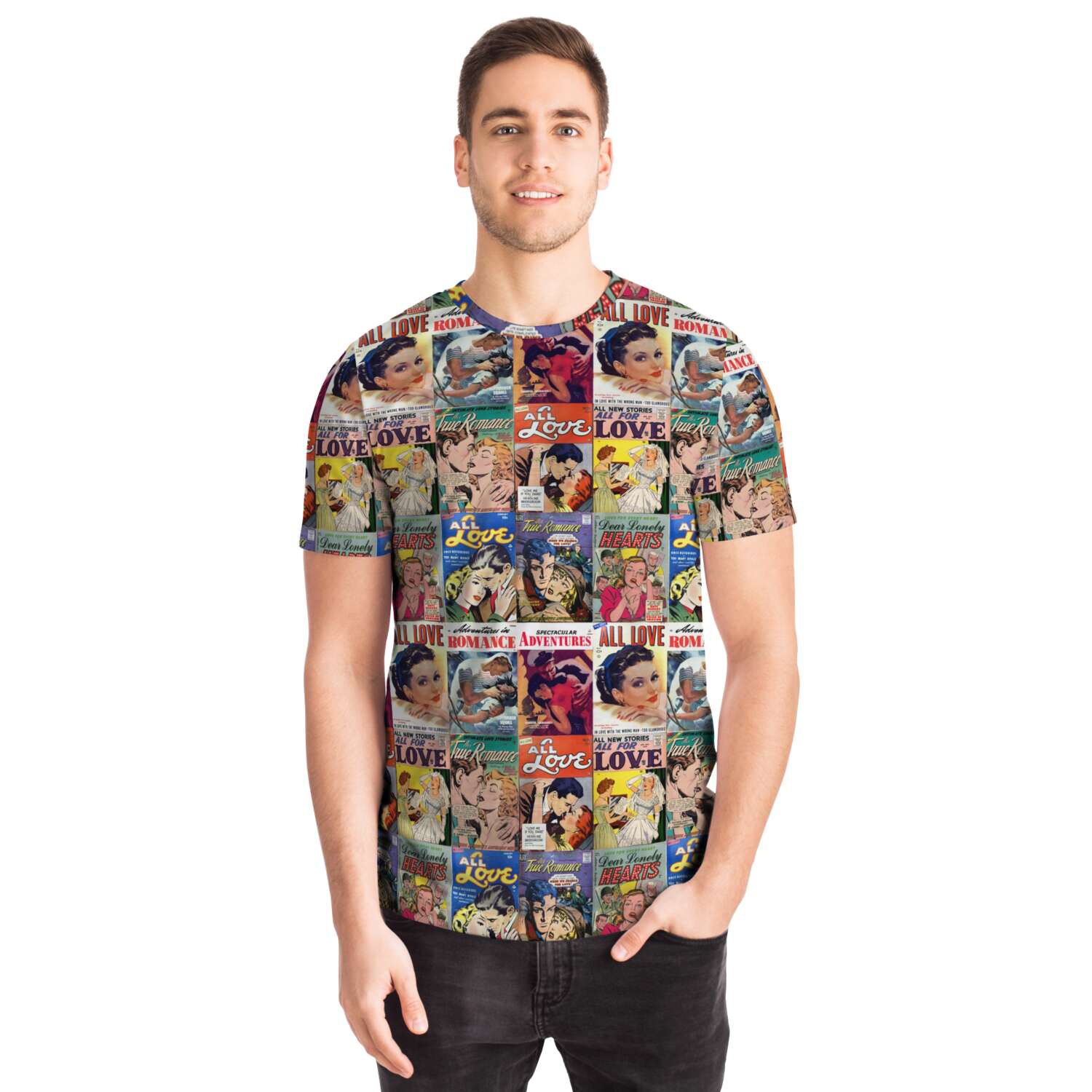65 MCMLXV Unisex Cosplay Vintage Romance Comics T-Shirt - 65mcmlxv