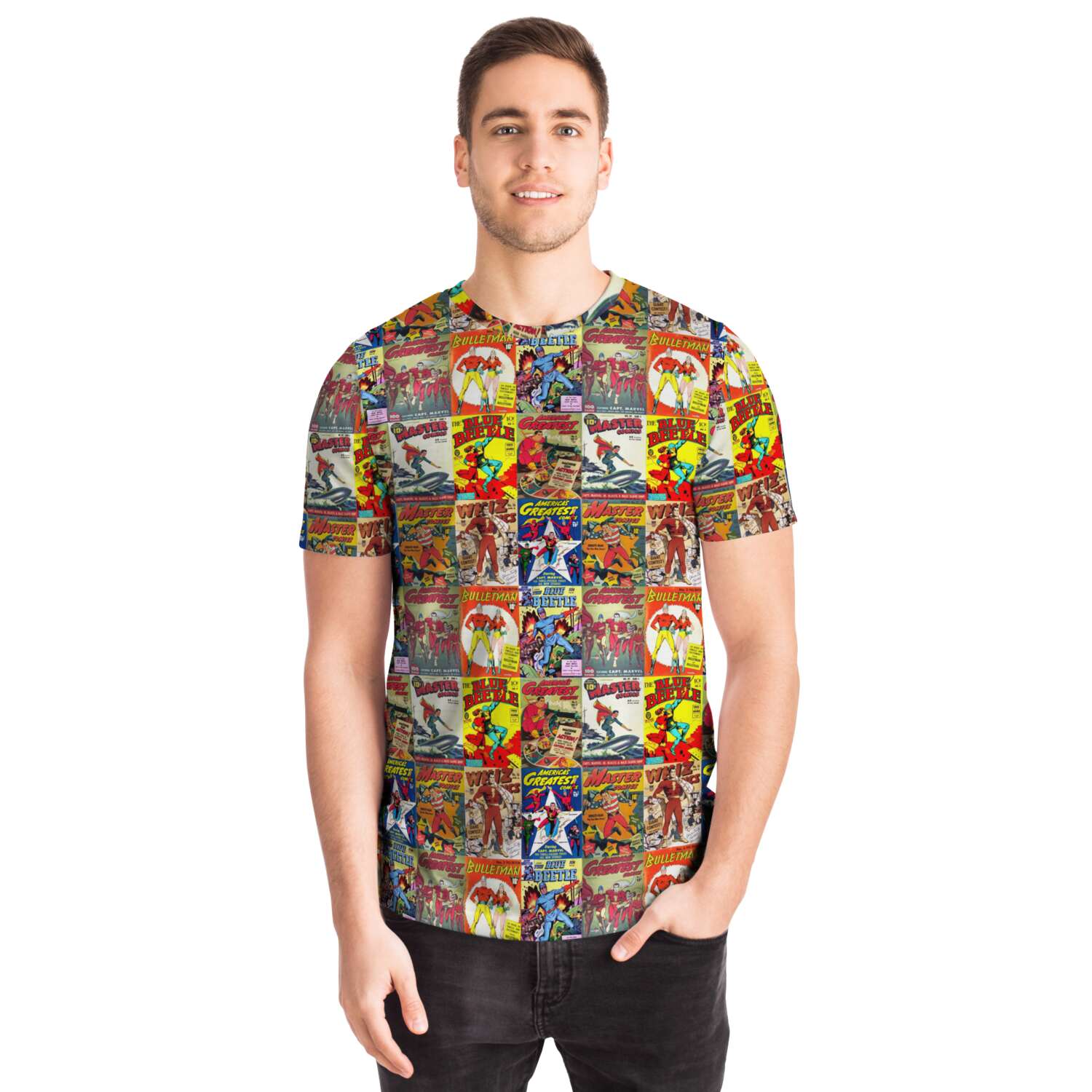65 MCMLXV Unisex Cosplay Vintage Superheroes Comics T-Shirt - 65mcmlxv