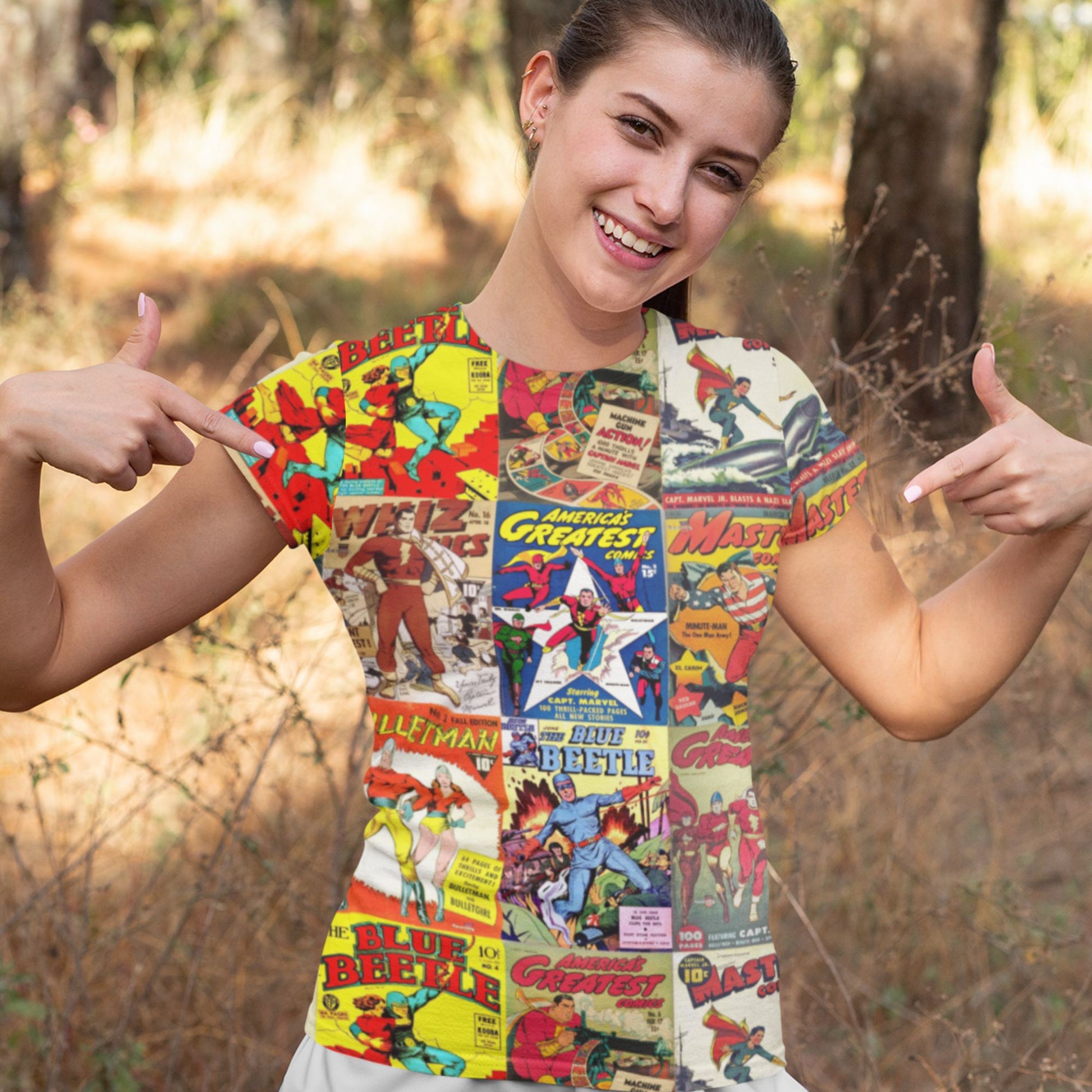 65 MCMLXV Unisex Cosplay Vintage Superheroes Comics T-Shirt - 65mcmlxv