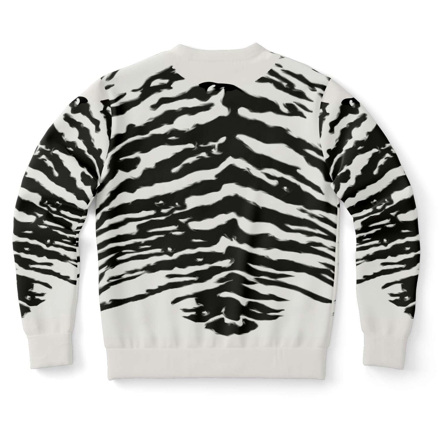 65 MCMLXV Unisex Cream Zebra Animal Print Sweatshirt - 65mcmlxv