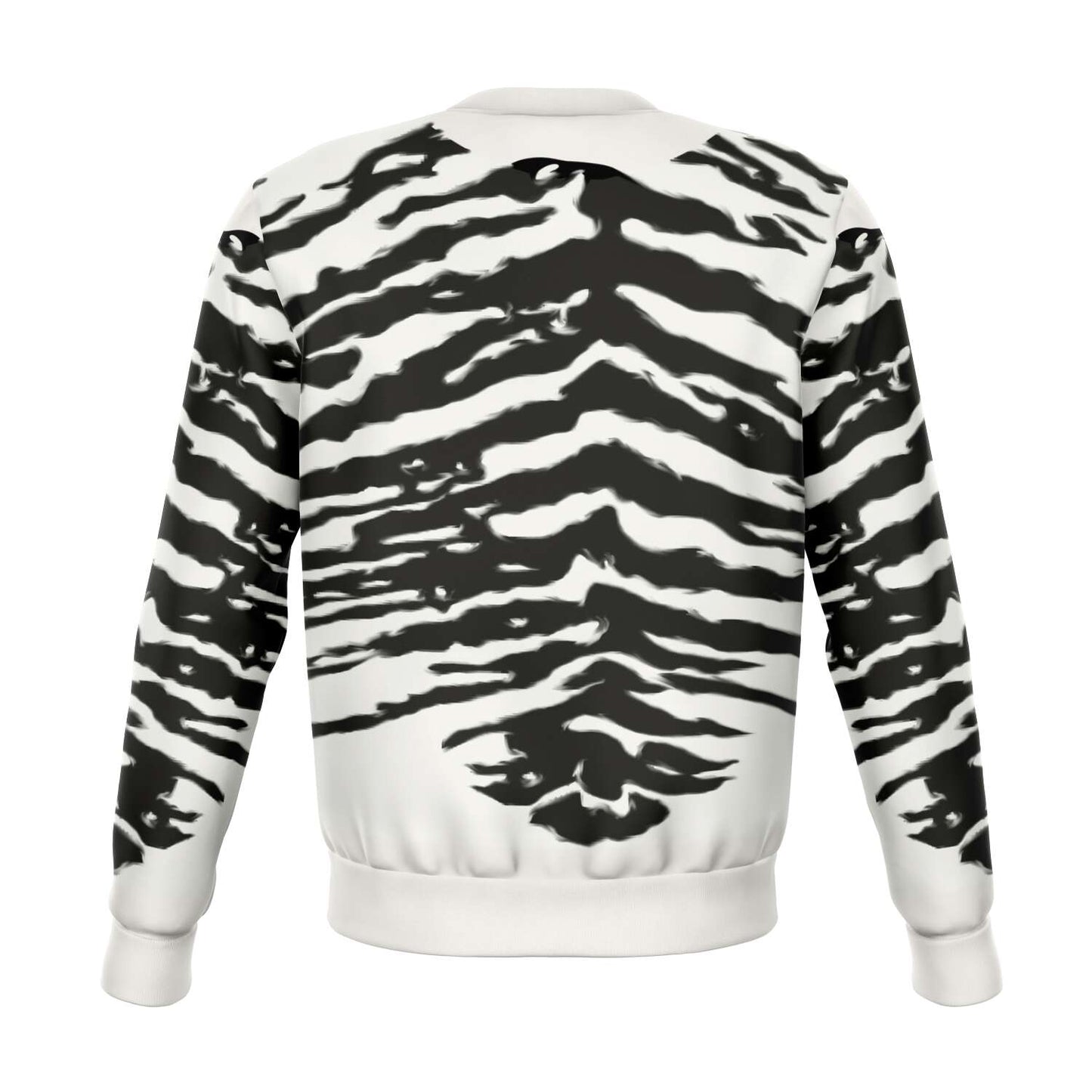 65 MCMLXV Unisex Cream Zebra Animal Print Sweatshirt - 65mcmlxv