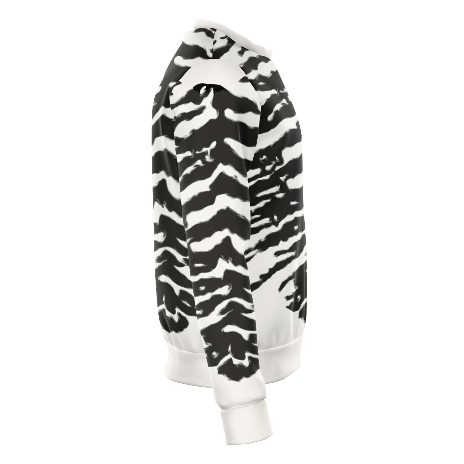 65 MCMLXV Unisex Cream Zebra Animal Print Sweatshirt - 65mcmlxv